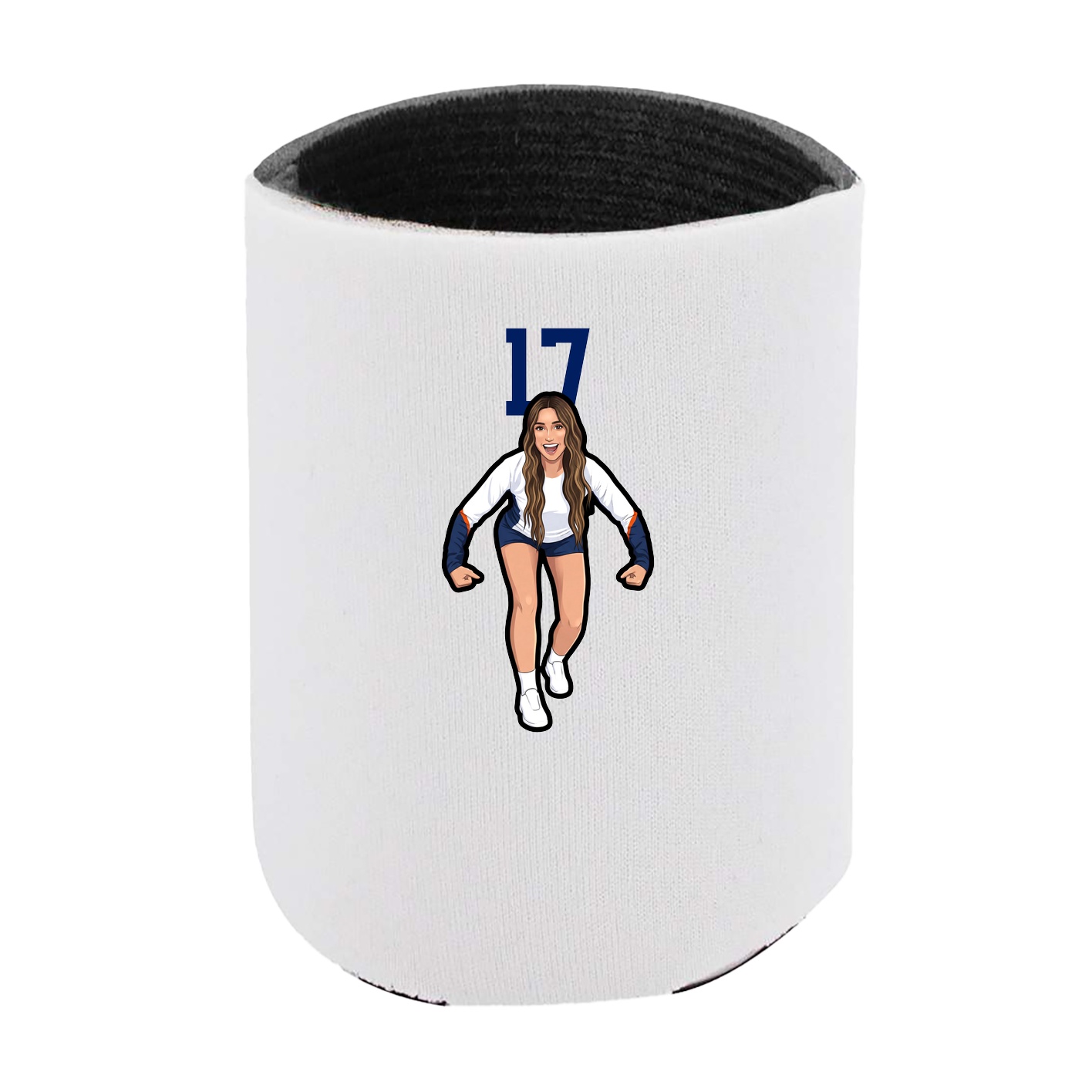 Can Holder — Number Top in White