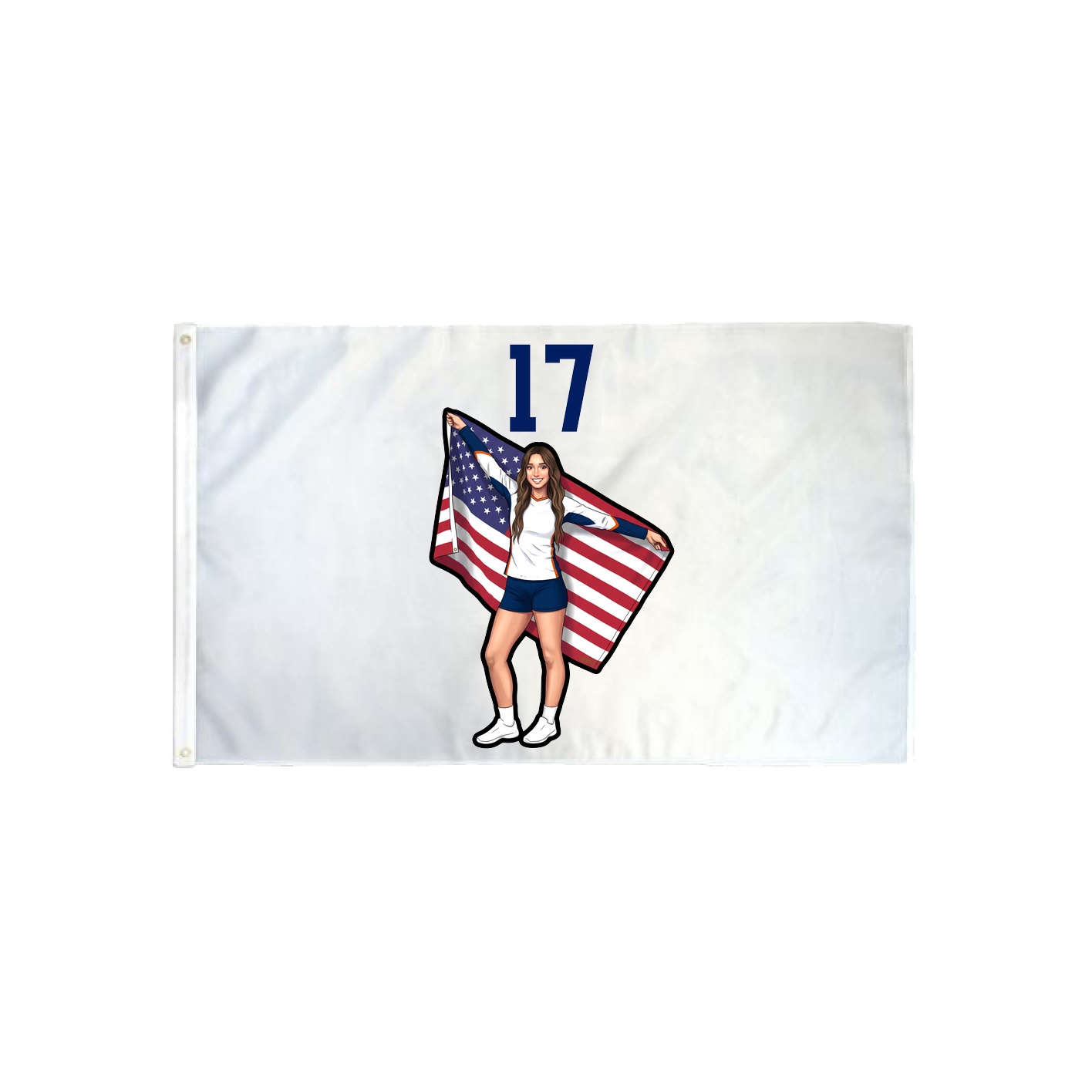 3x5 Flag — Number Top in Classic