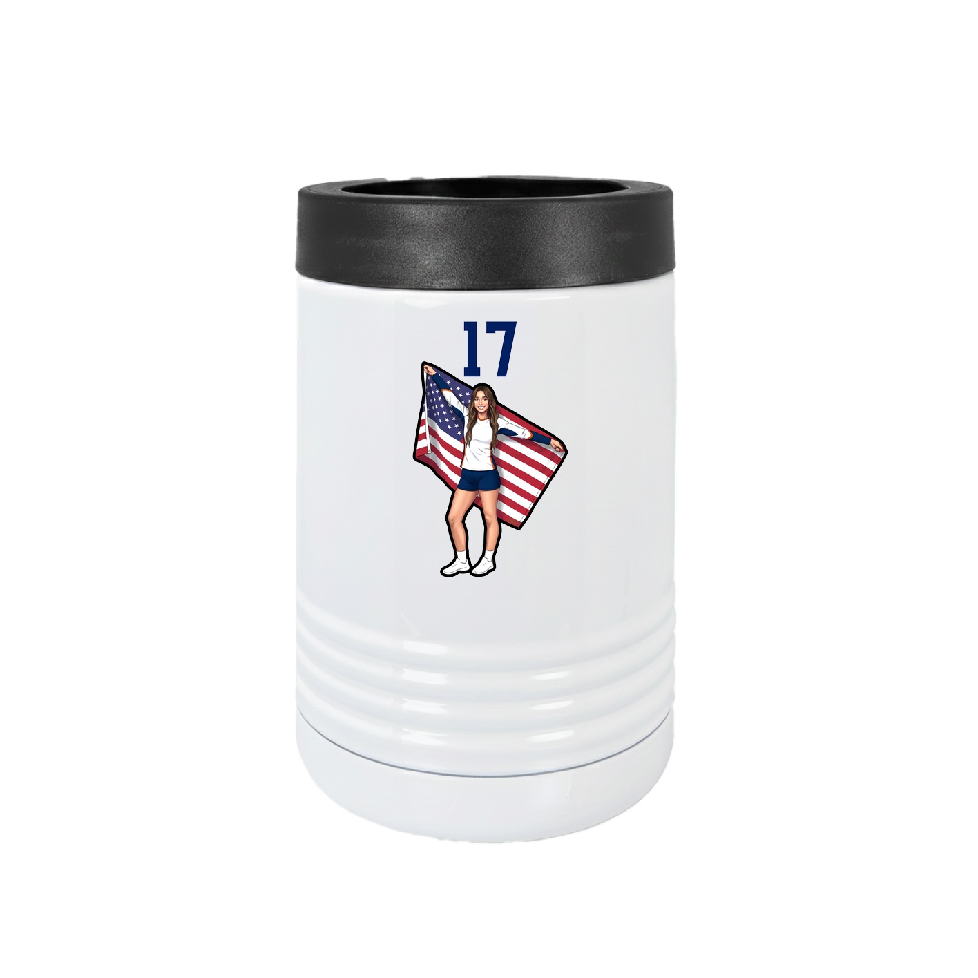 Beverage Holder — Number Top in White