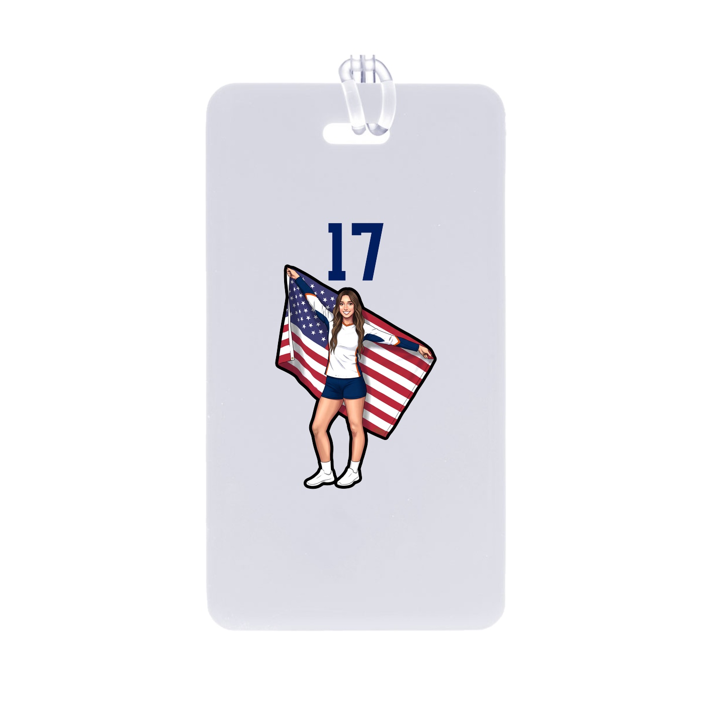 Bag Tag — Number Top in Classic