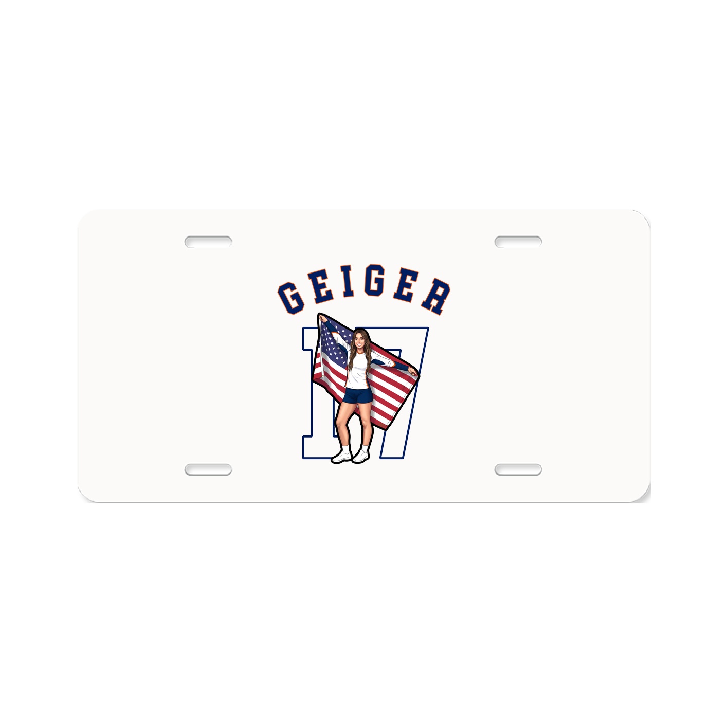 License Plate — Shirsey Arch in Classic