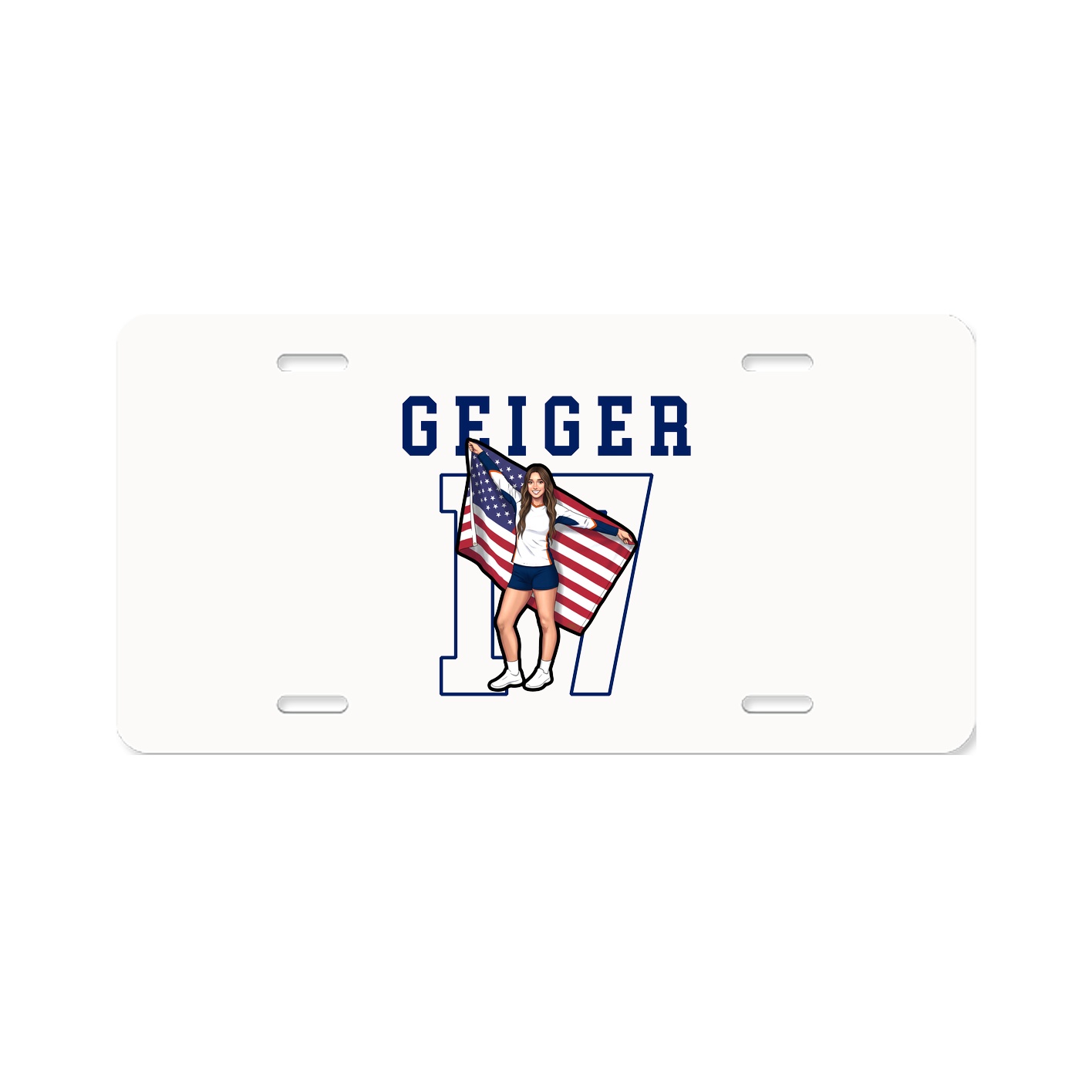 License Plate — Shirsey in Classic