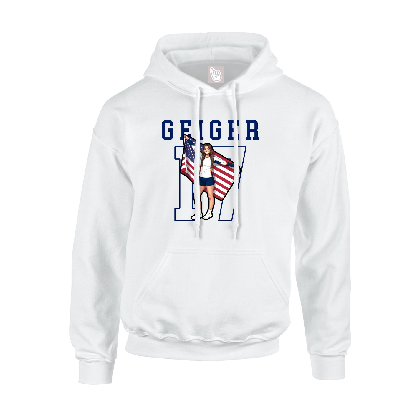 Youth Hoodie — Shirsey in White