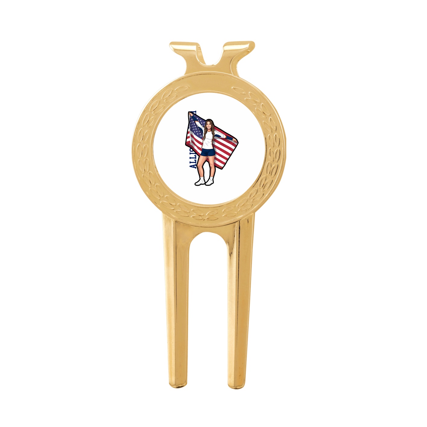 Divot Tool with Ball Marker — Name Vertical in Classic