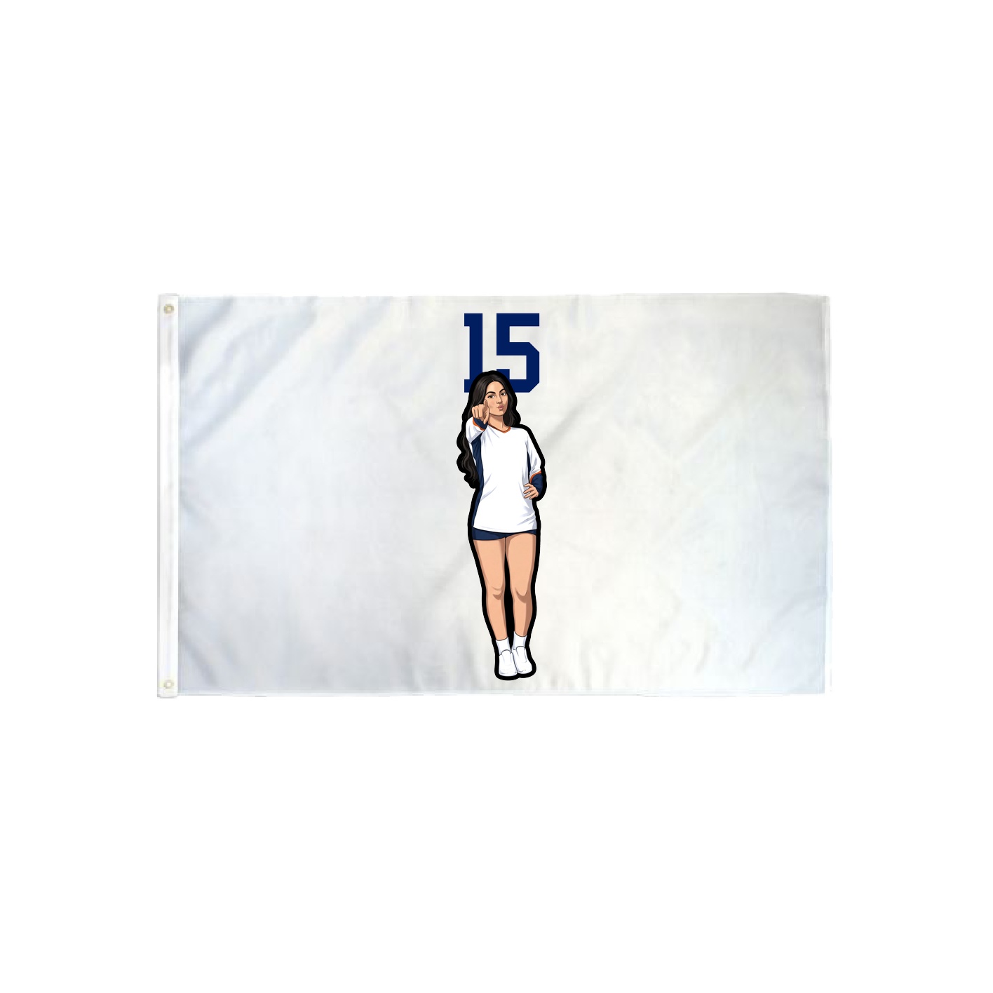 3x5 Flag — Number Top in Classic