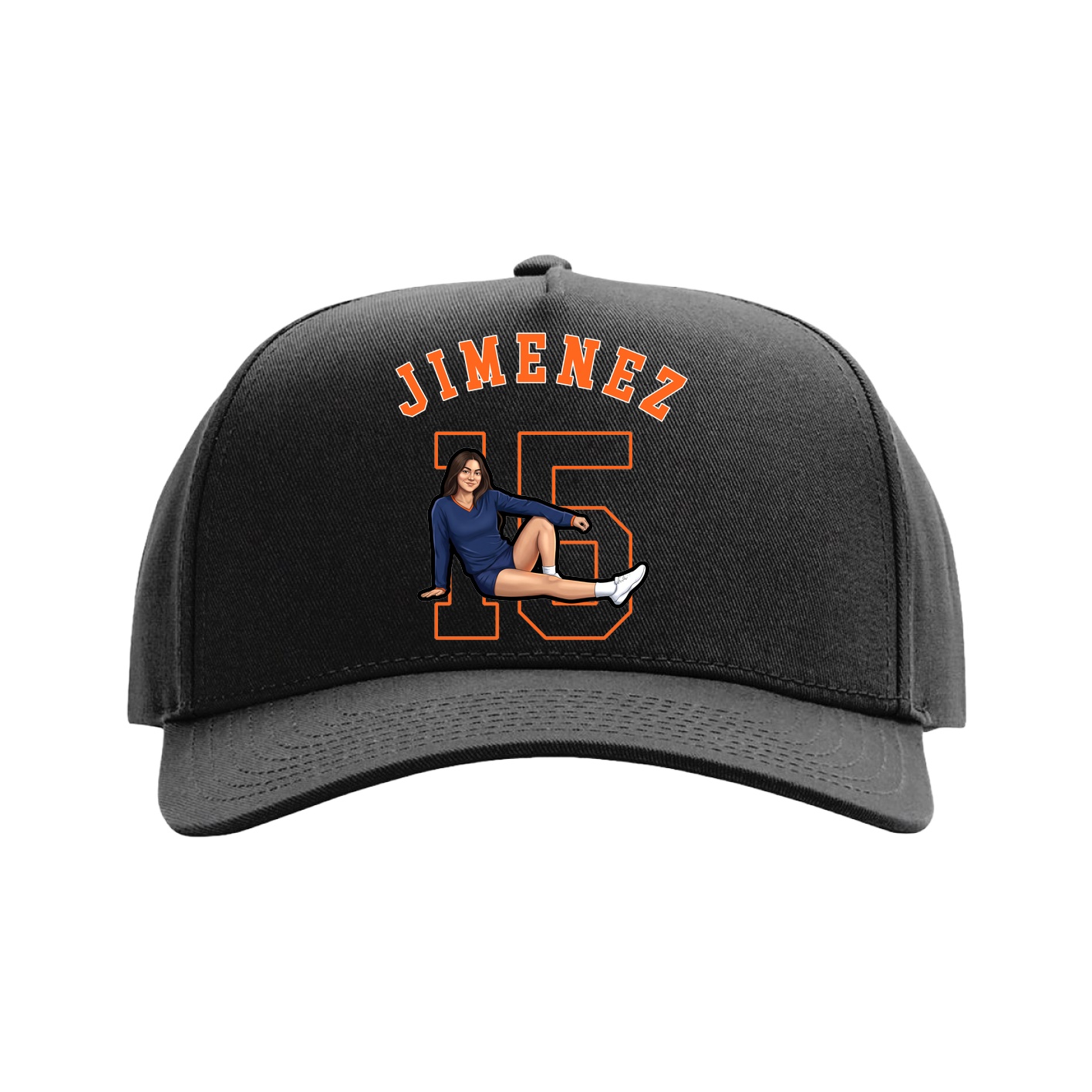 Full Fabric Five-Panel Champ Cap