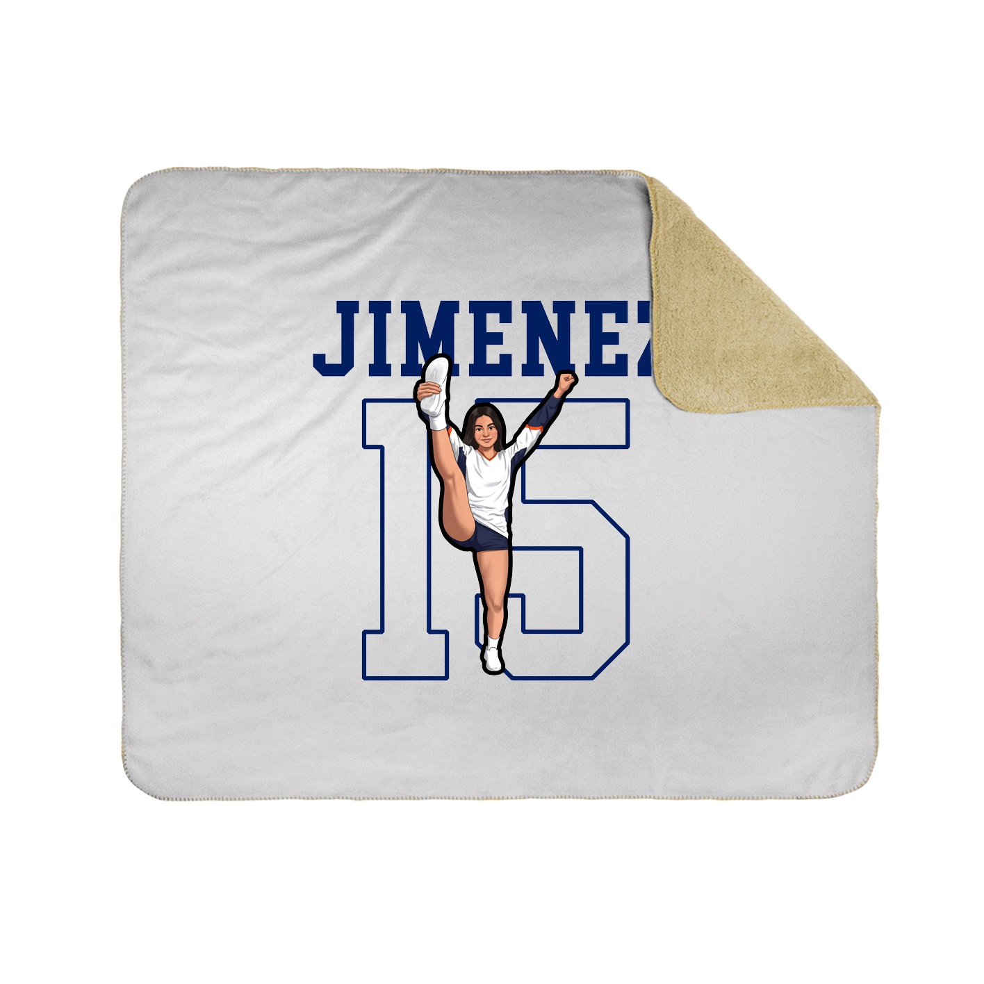 50x60 Sherpa Lined Throw Blanket