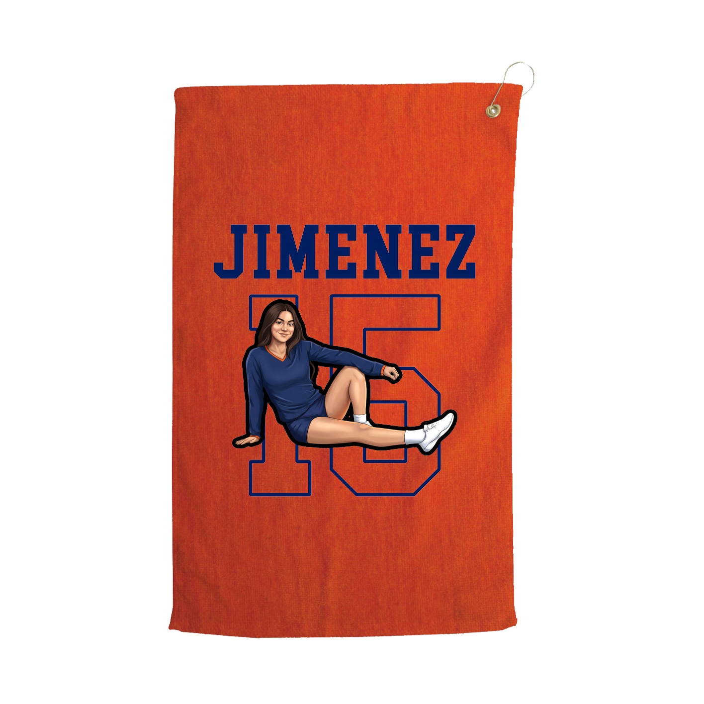Golf Towel — Shirsey in Orange