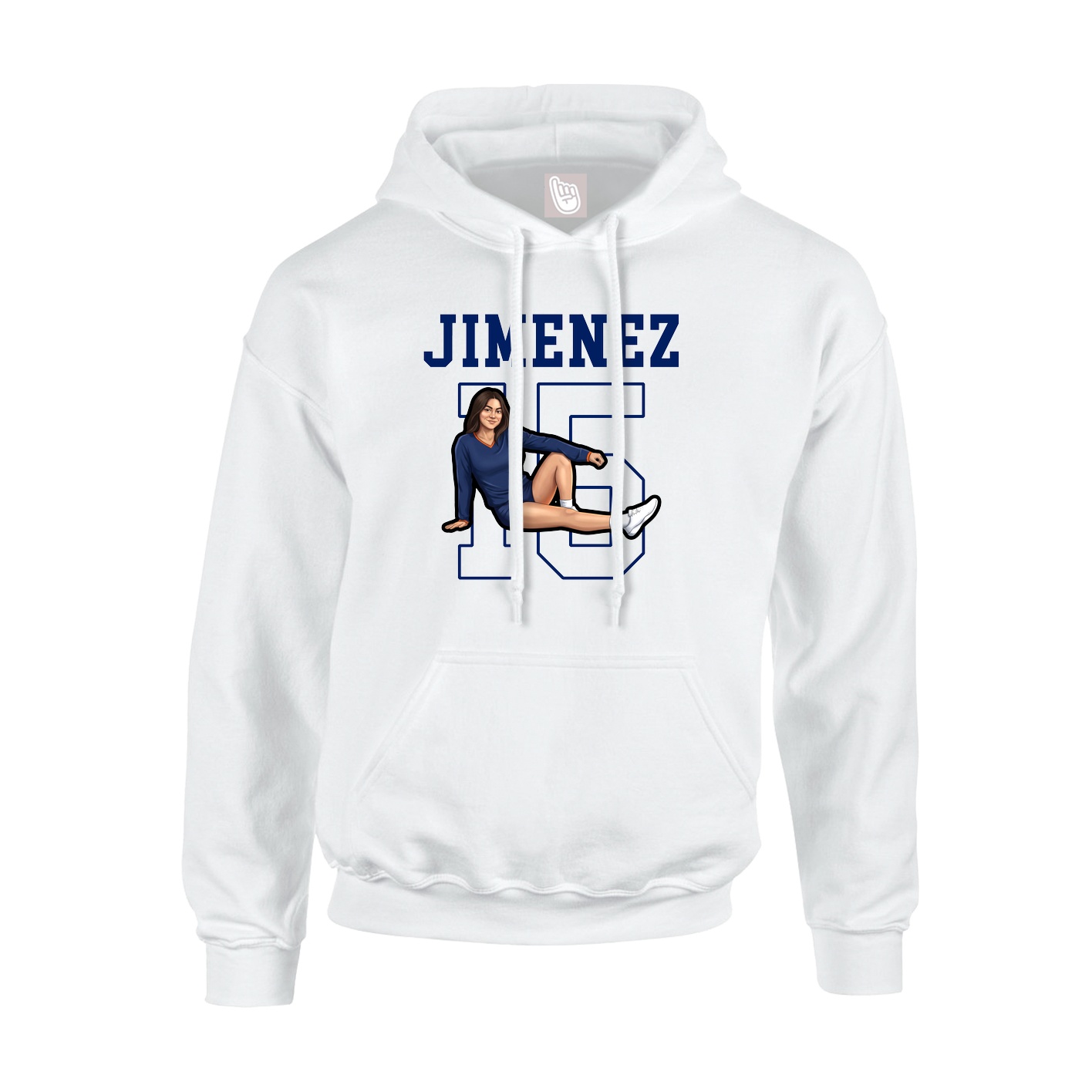 Hoodie — Shirsey in White