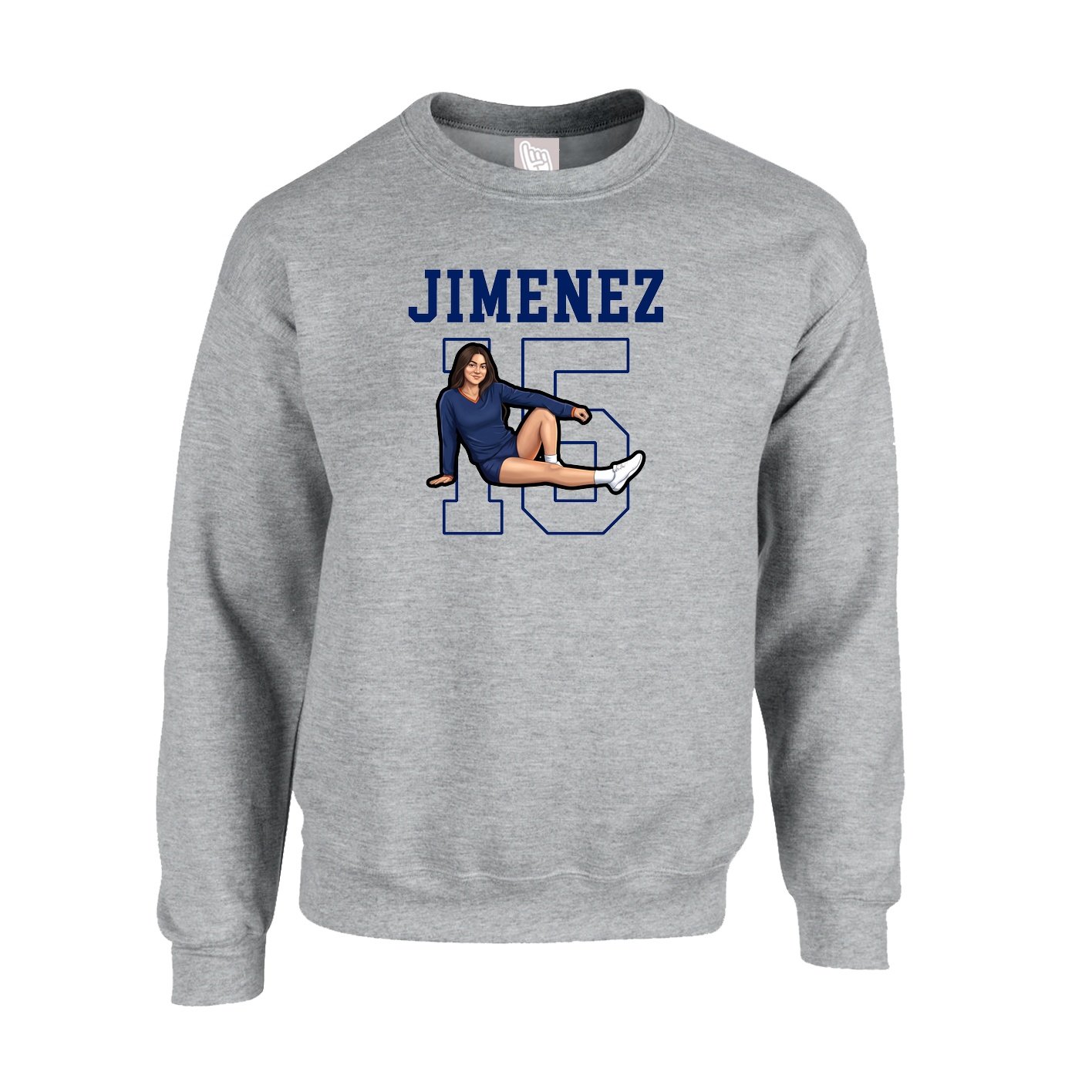 Fleece Crew — Shirsey in Grey
