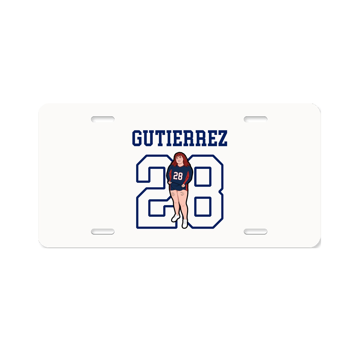 License Plate — Shirsey in Classic