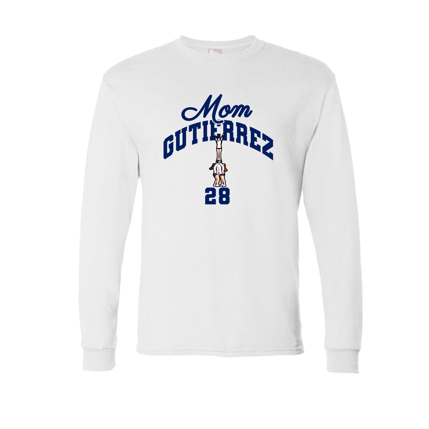 Long Sleeve Tee — Mothers Day Arch in White