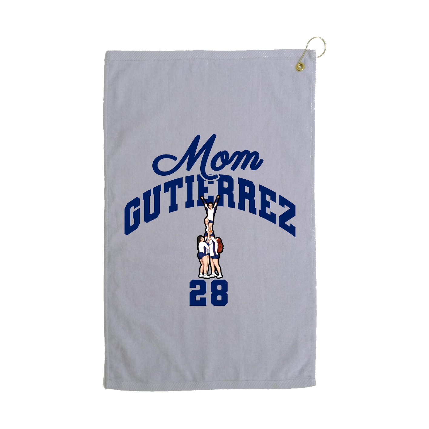 Golf Towel — Mothers Day Arch in Grey