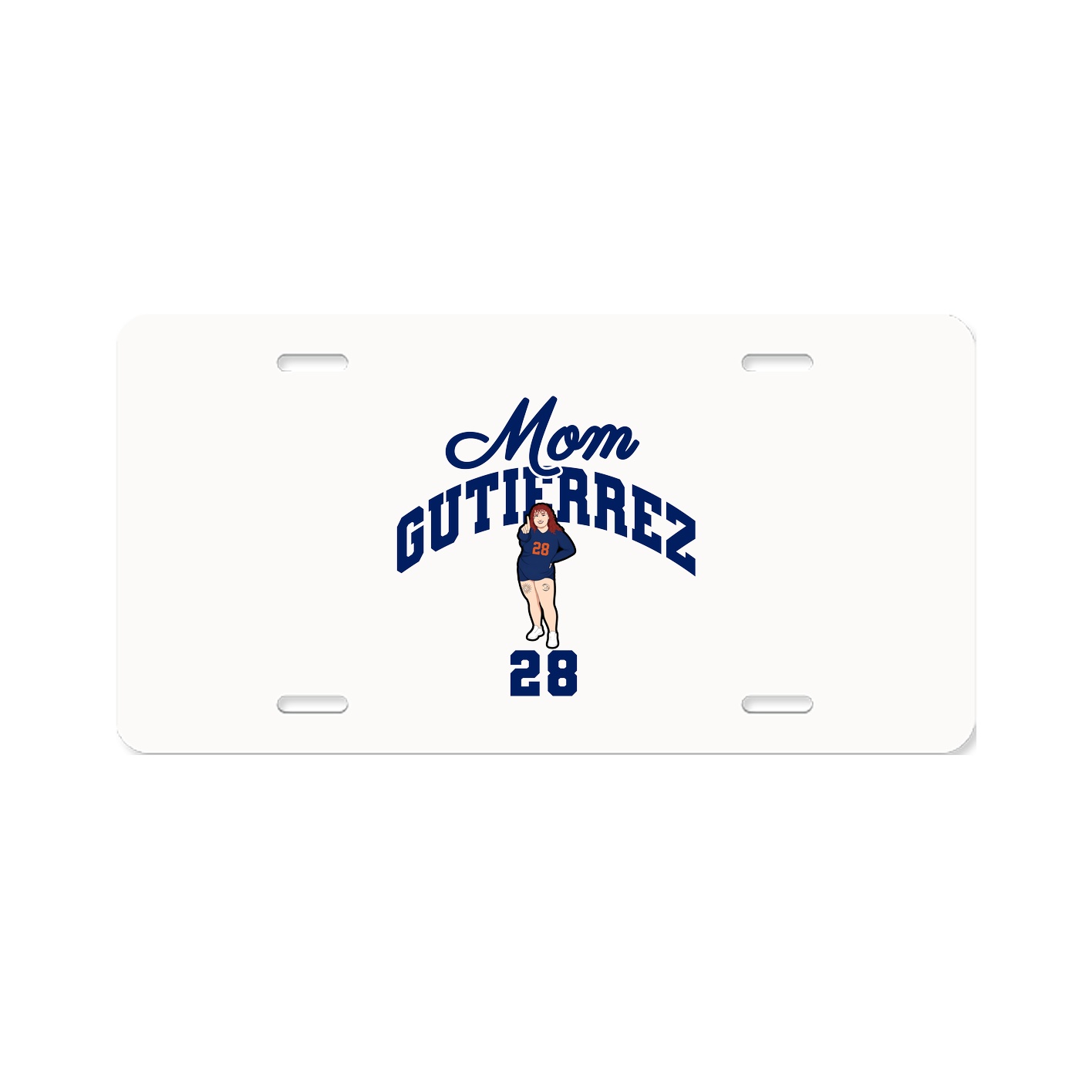License Plate — Mothers Day Arch in Classic