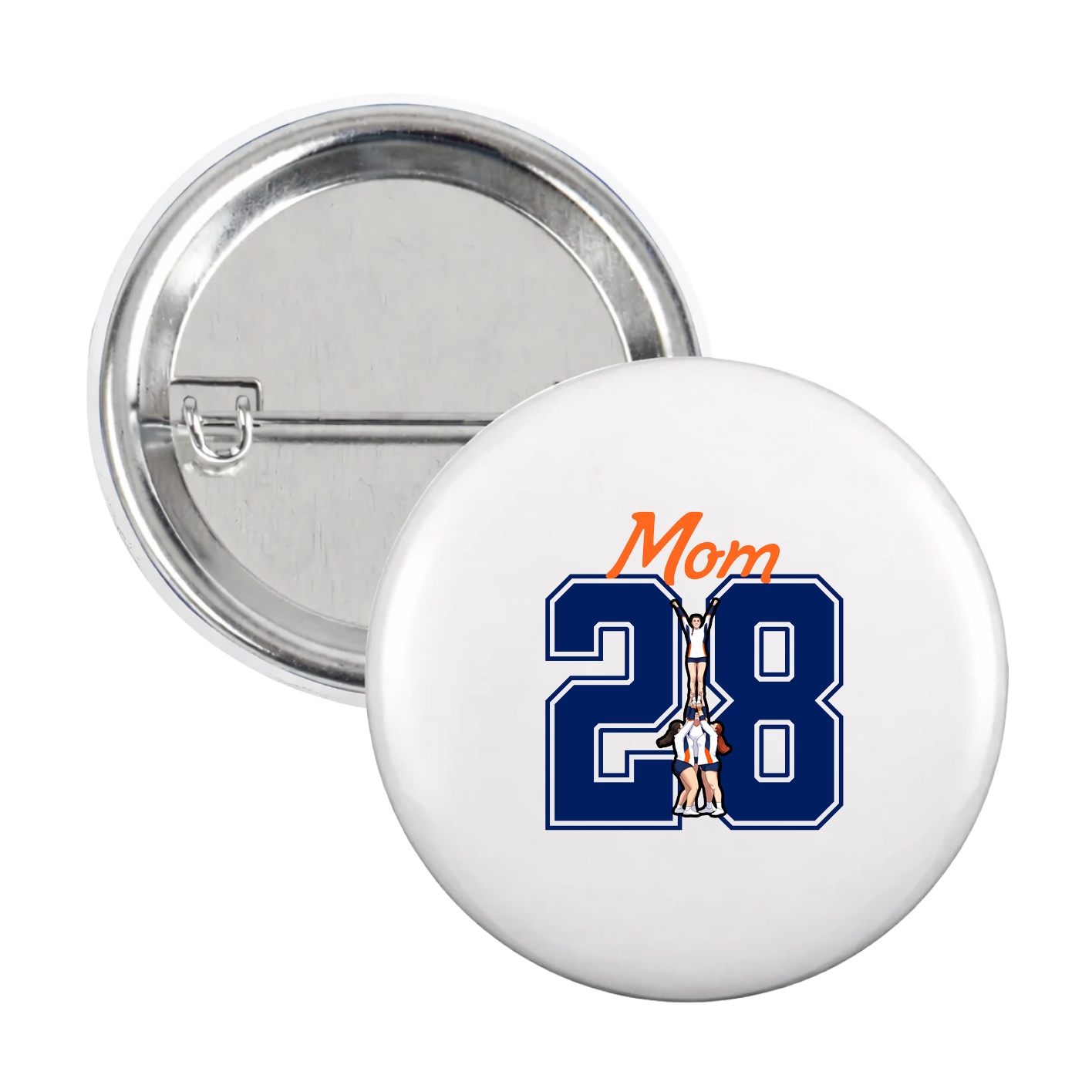 Game Day Button — Mothers Day Shirsey in White