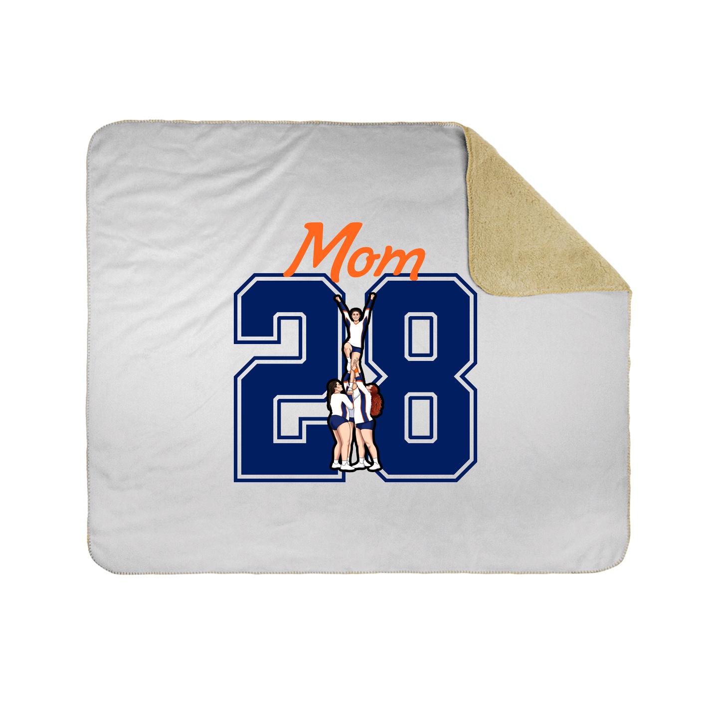 Throw Blanket — Mothers Day Shirsey in White