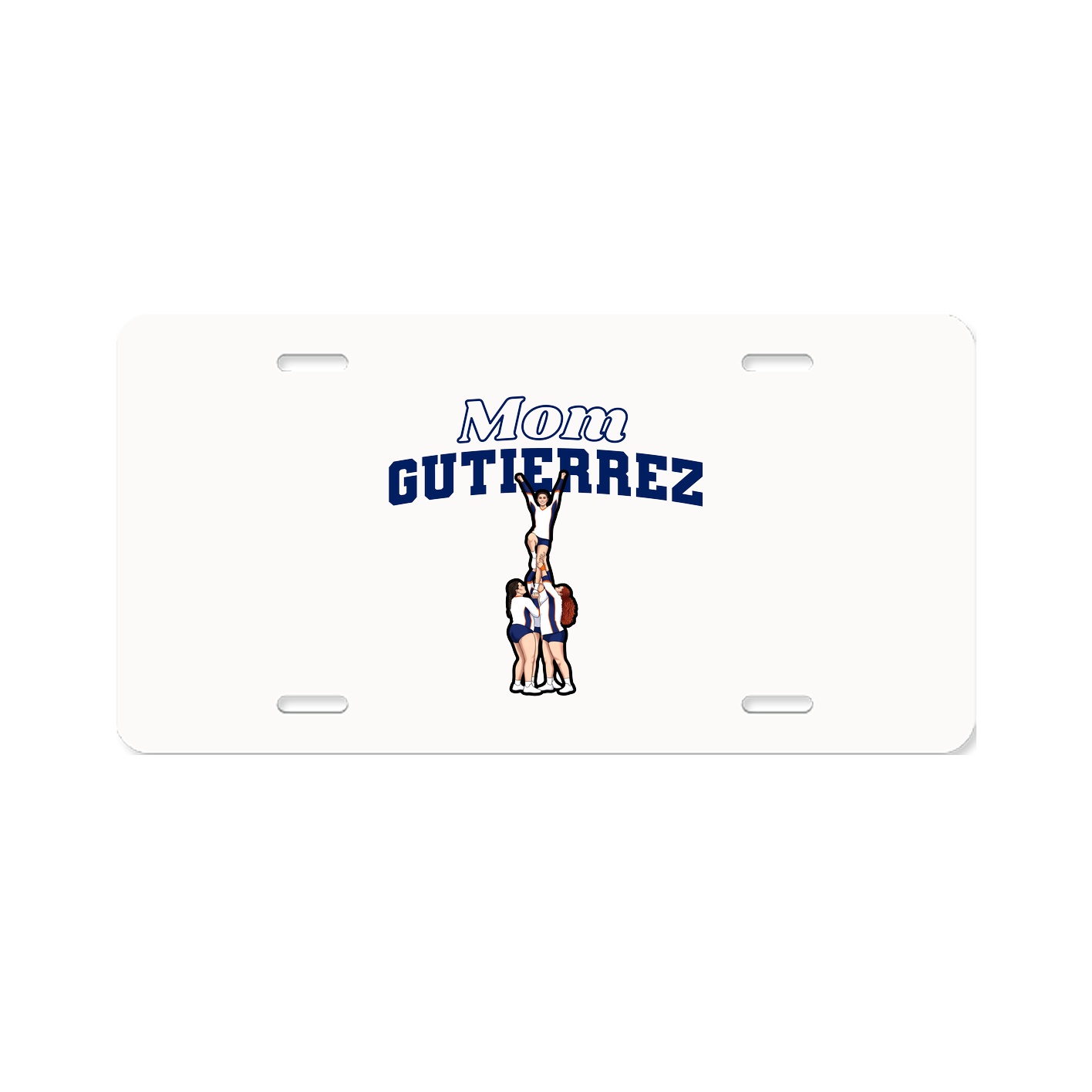 License Plate — Mothers Day Block in Classic