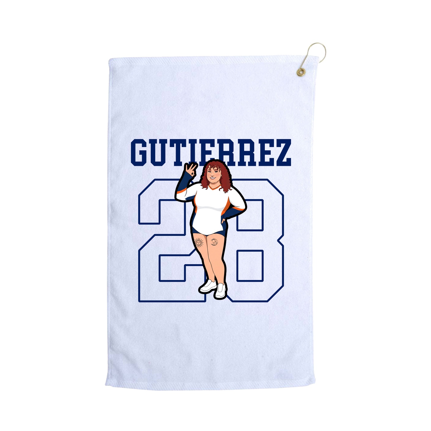 Golf Towel — Shirsey in White
