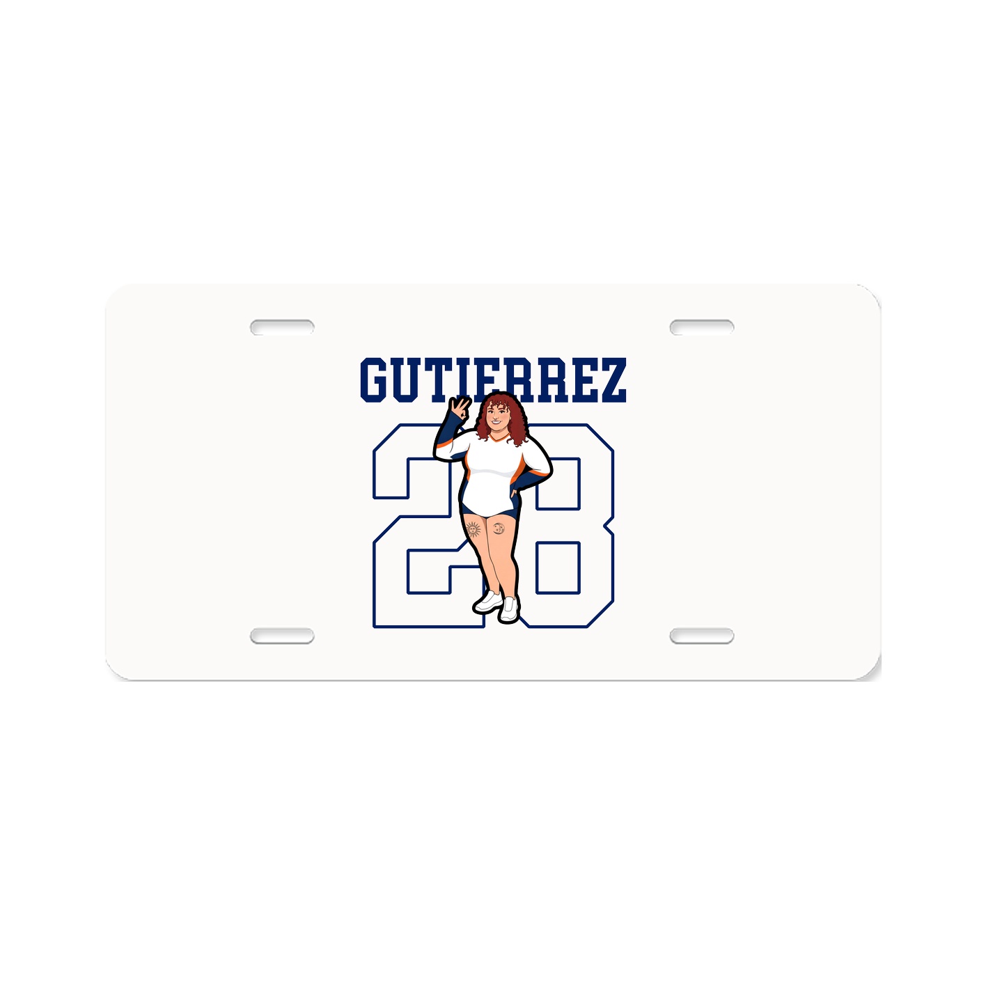 License Plate — Shirsey in Classic