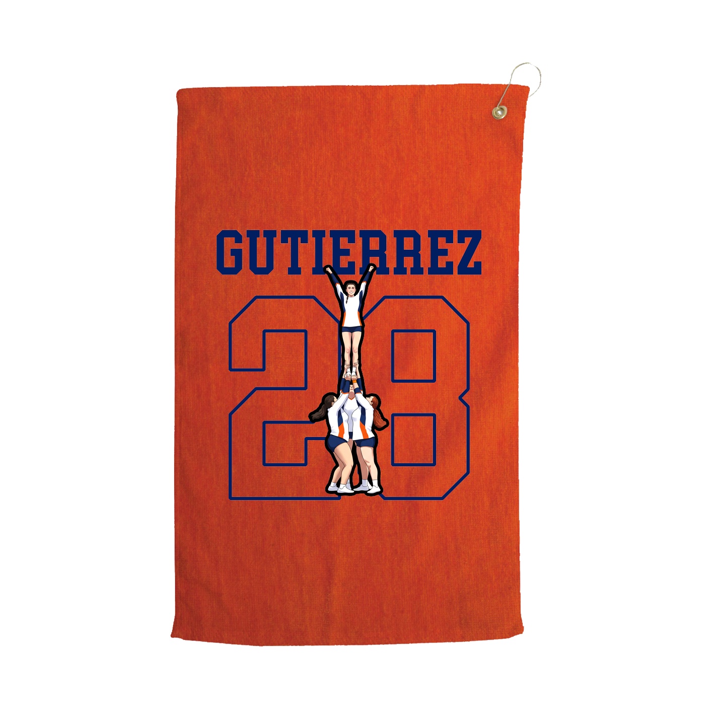 Golf Towel — Shirsey in Orange