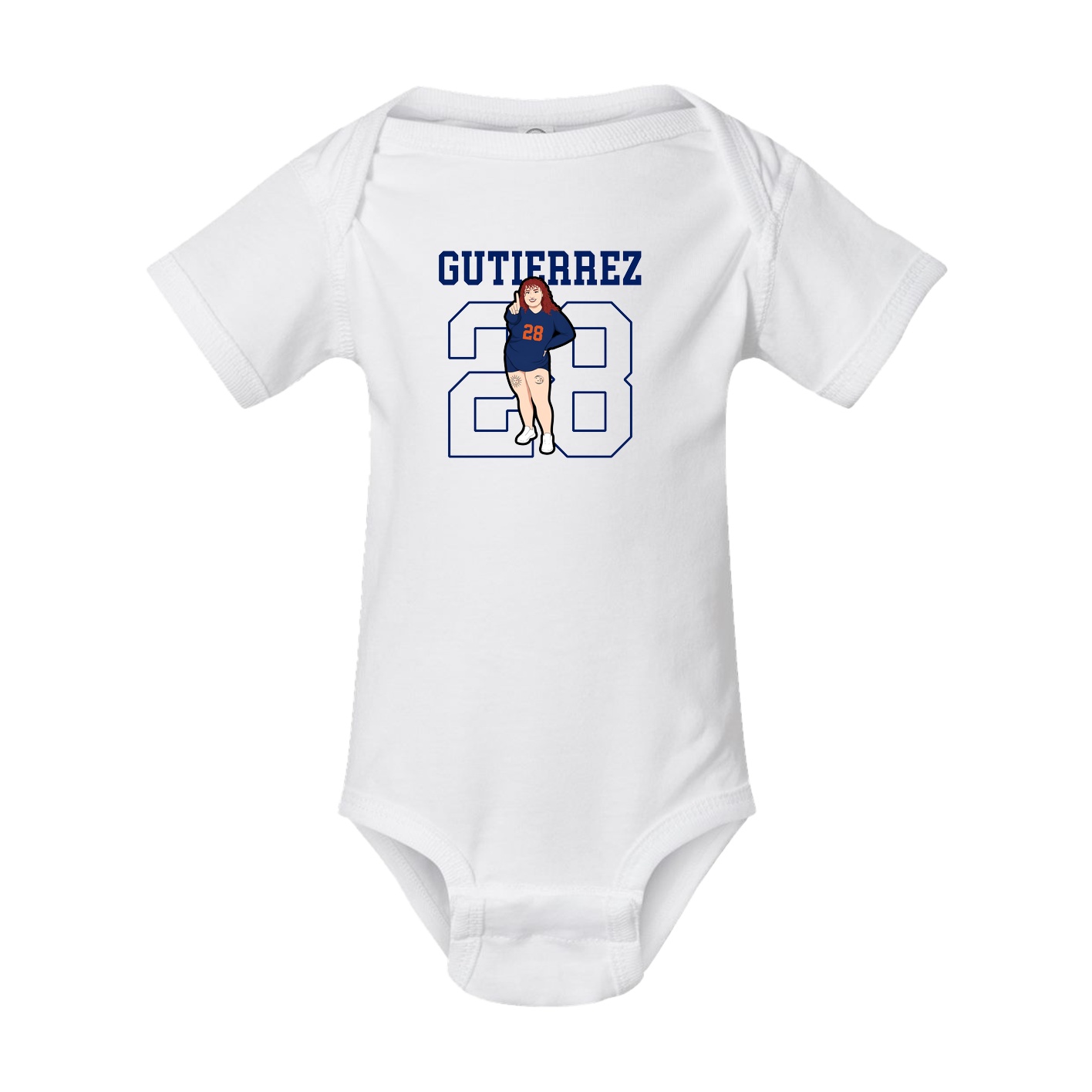 Baby Onesie — Shirsey in White