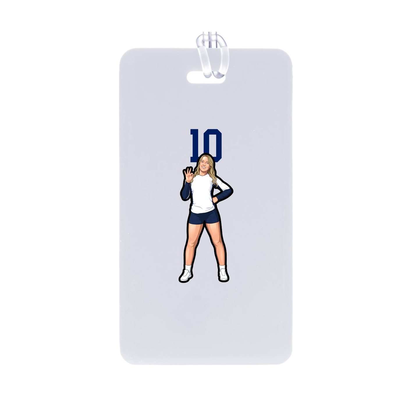 Bag Tag — Number Top in Classic