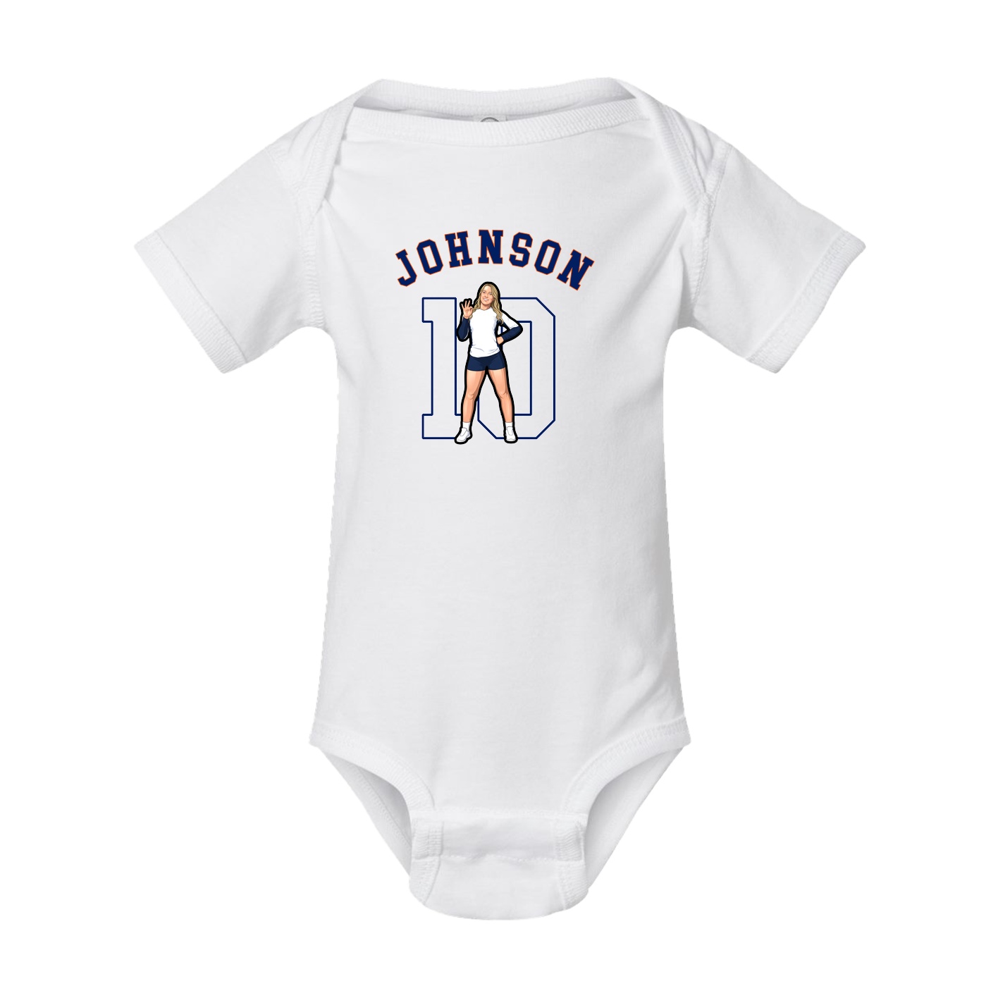 Baby Onesie — Shirsey Arch in White