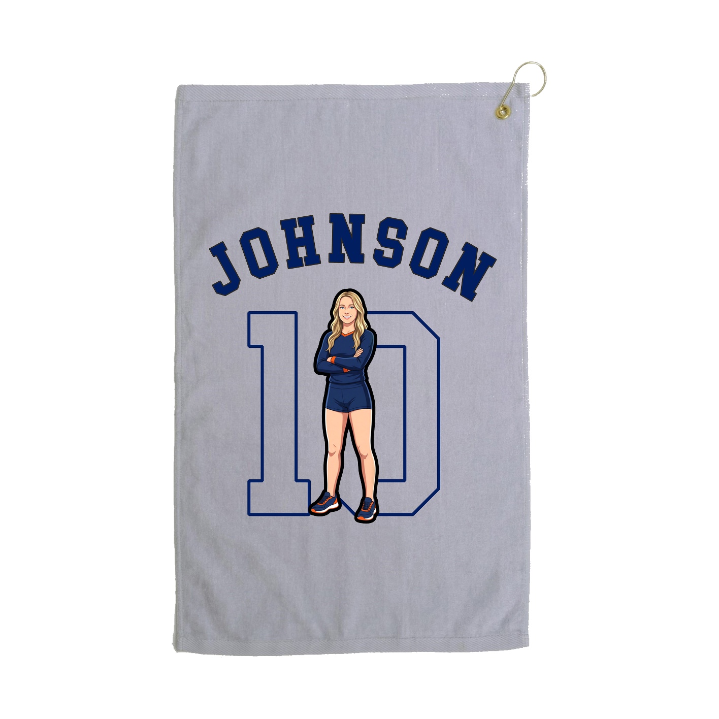 Golf Towel — Shirsey Arch in Grey
