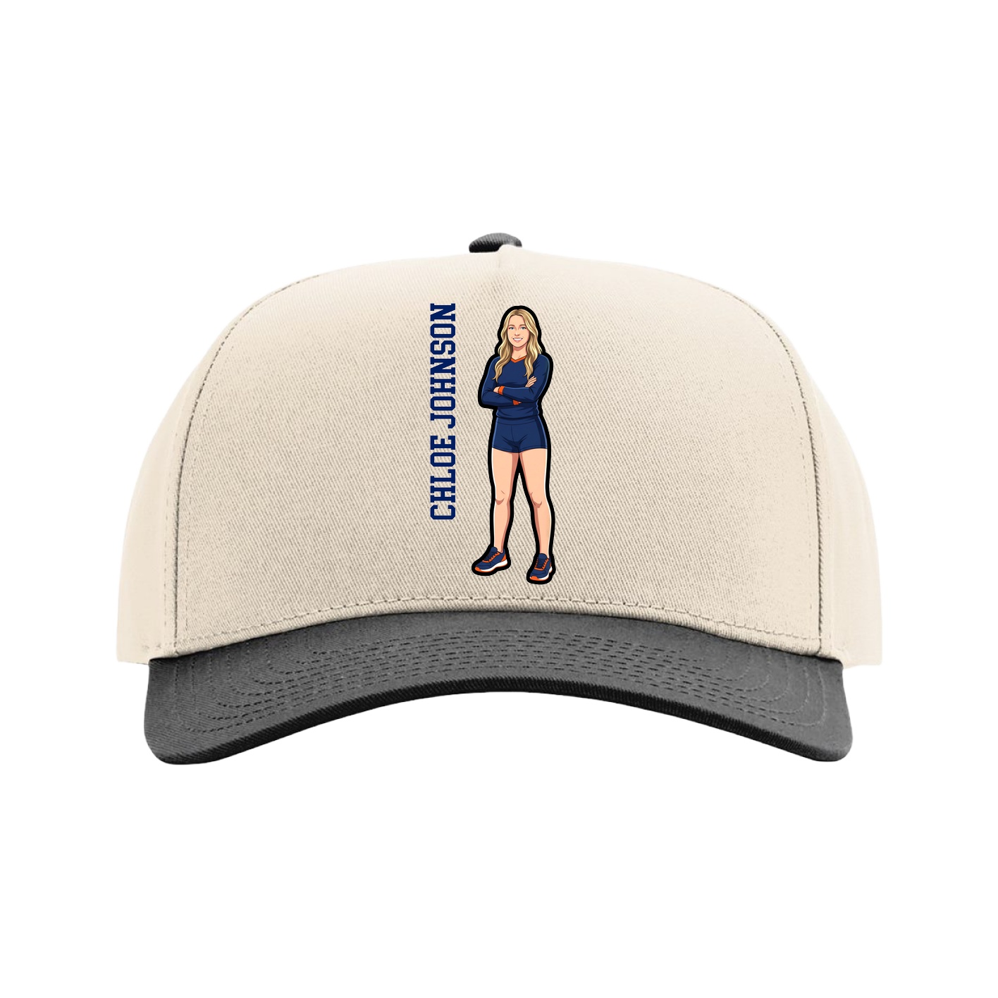 Full Fabric Five-Panel Champ Cap