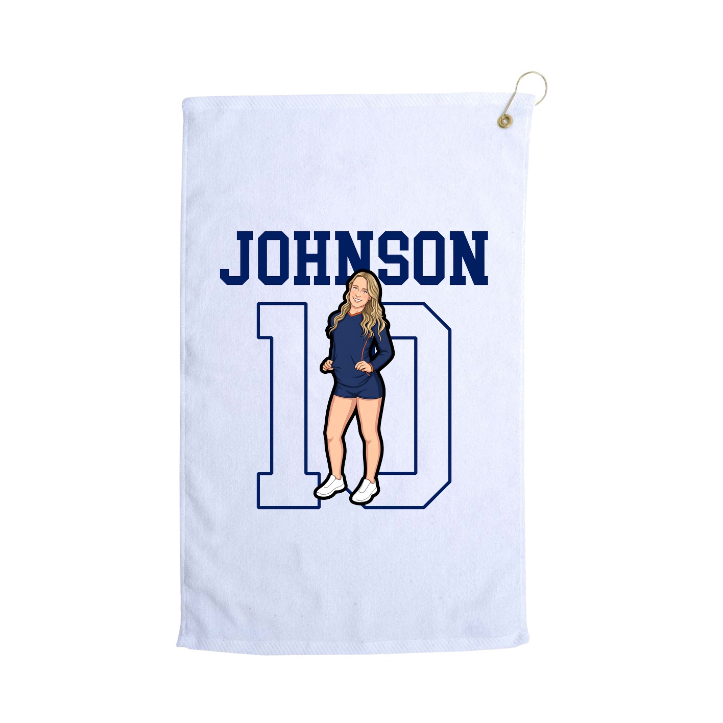 Golf Towel — Shirsey in White