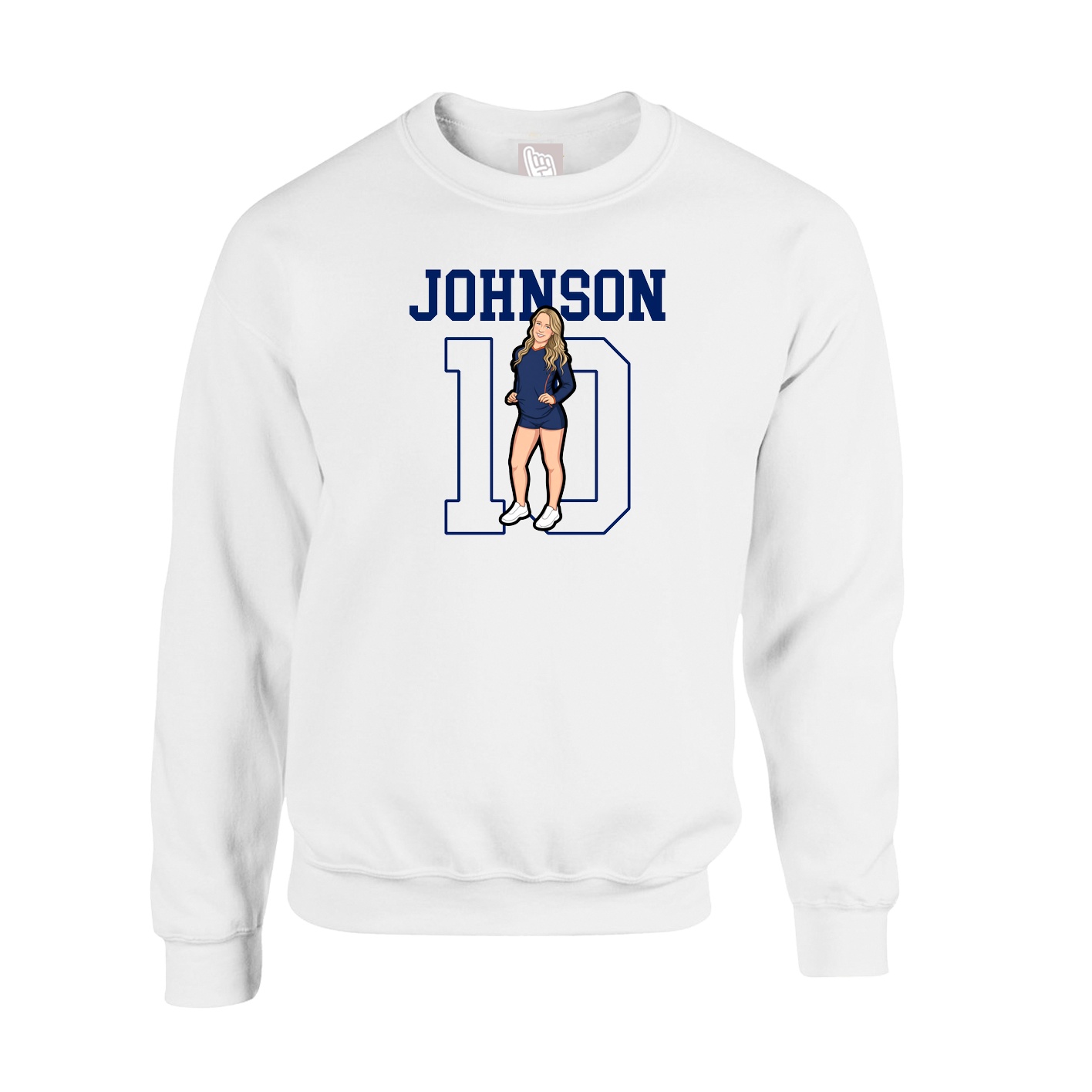 Fleece Crew — Shirsey in White