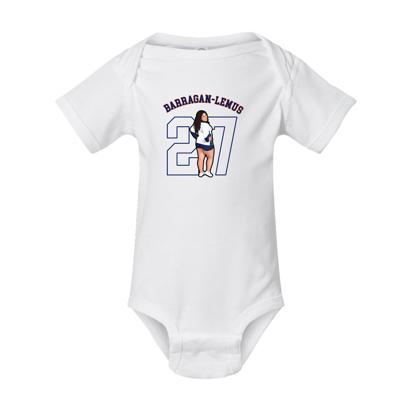 Baby Onesie — Shirsey Arch in White