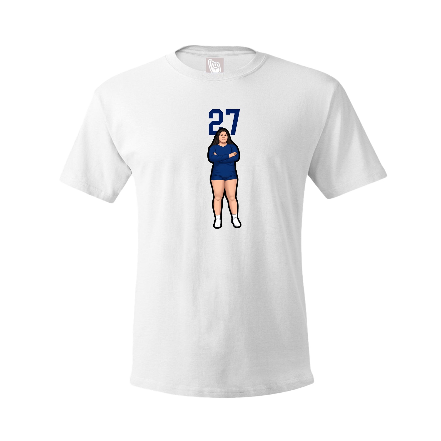 Tee — Number Top in White