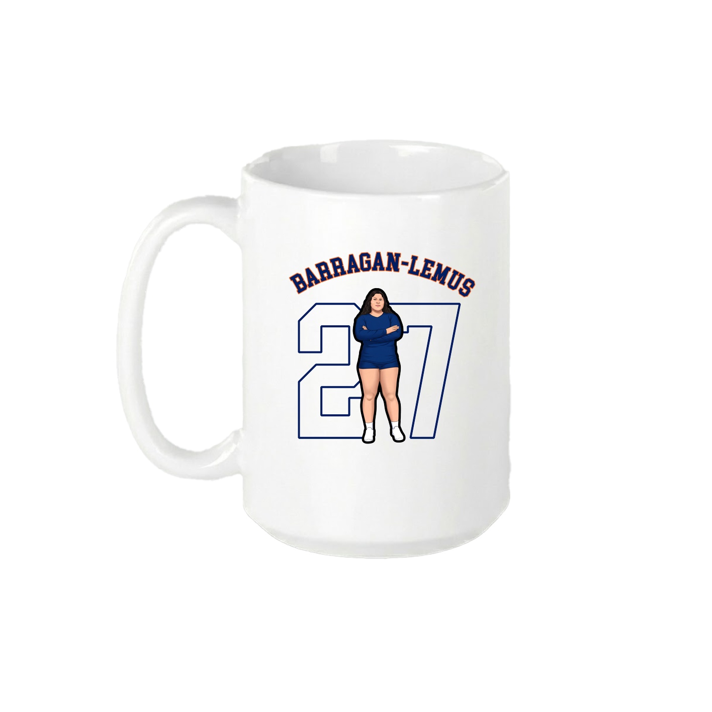 15oz Coffee Mug — Shirsey Arch in White