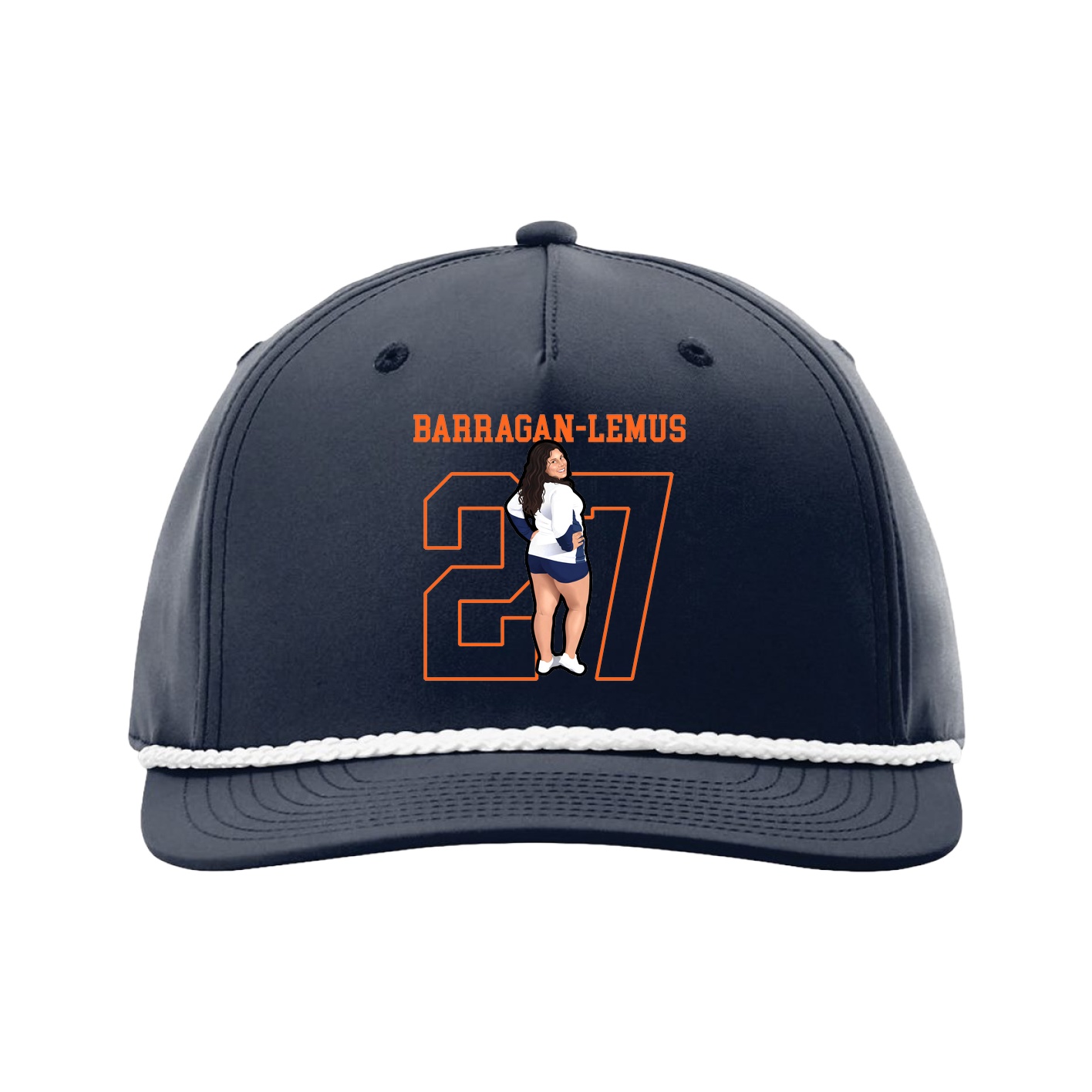 Five-Panel Classic Rope Cap — Shirsey in Navy