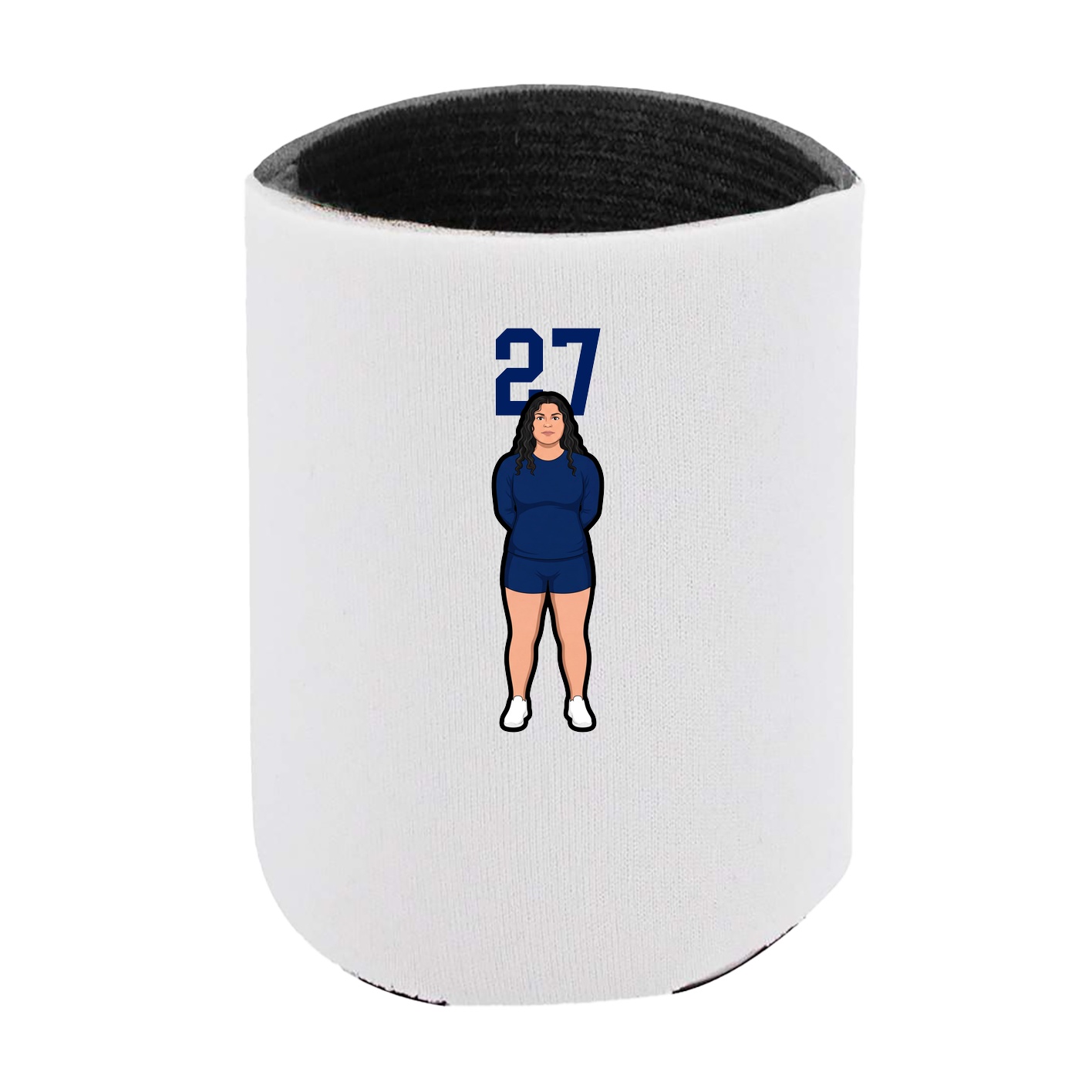 Can Holder — Number Top in White