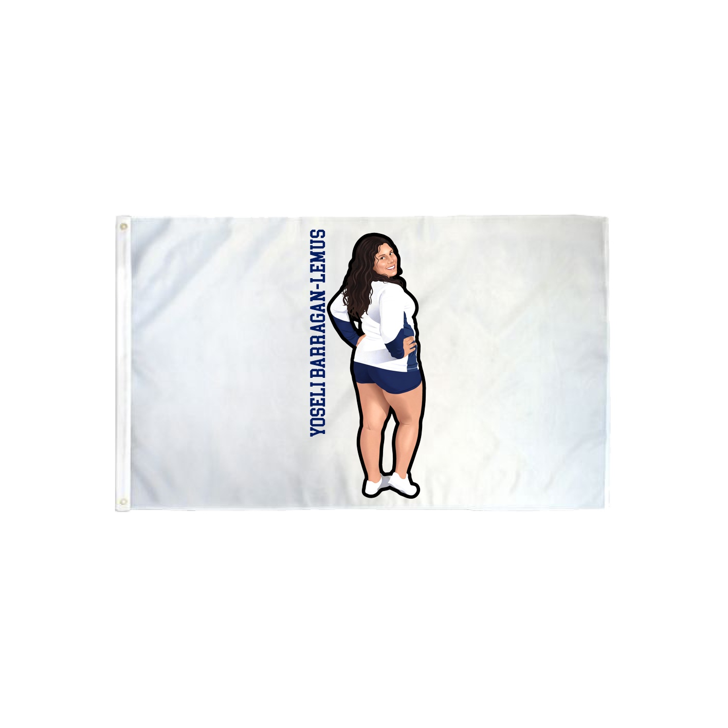 3x5 Flag — Name Vertical in Classic