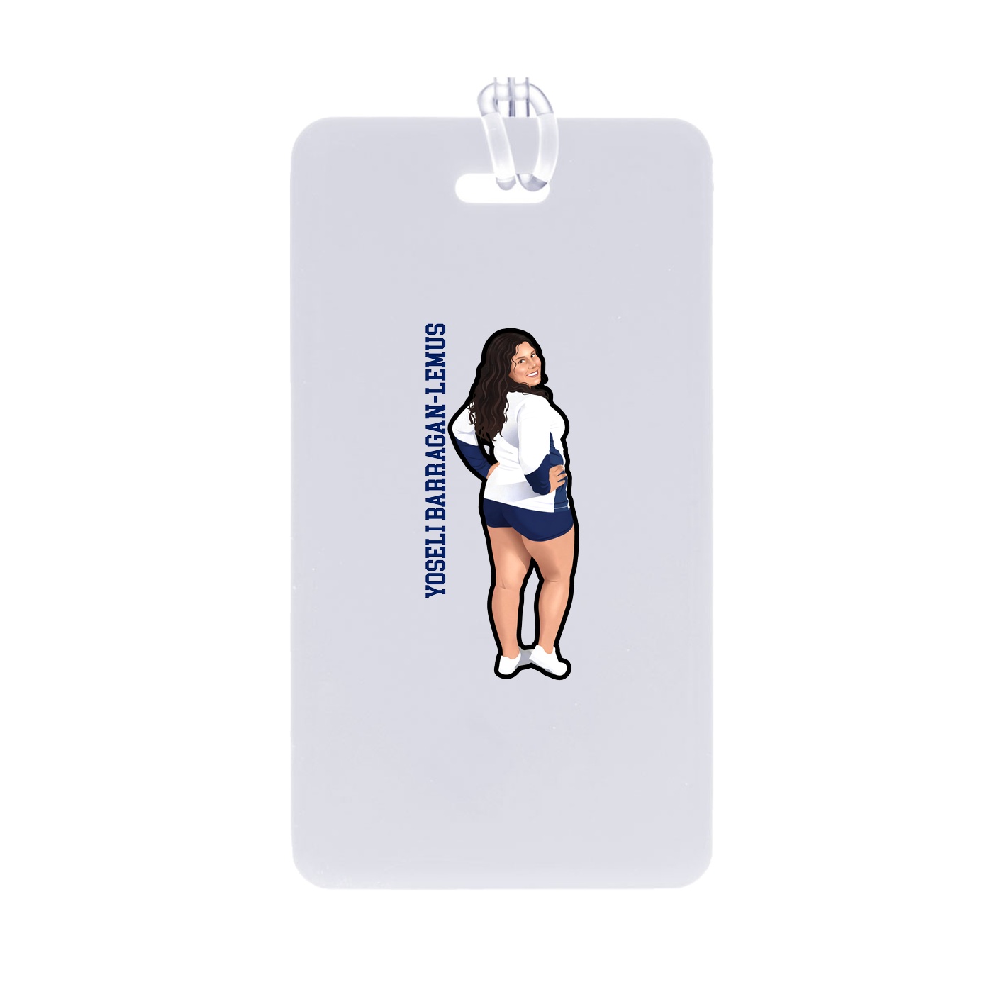 Bag Tag — Name Vertical in Classic