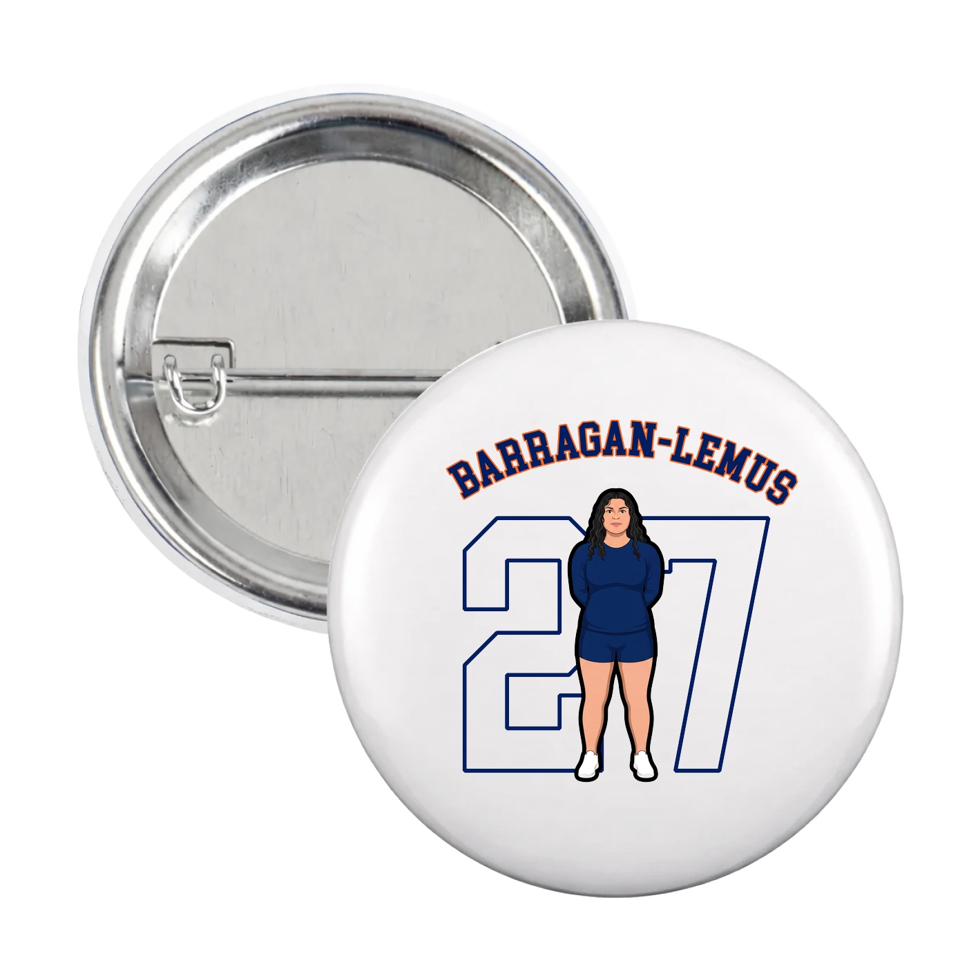 Game Day Button — Shirsey Arch in White