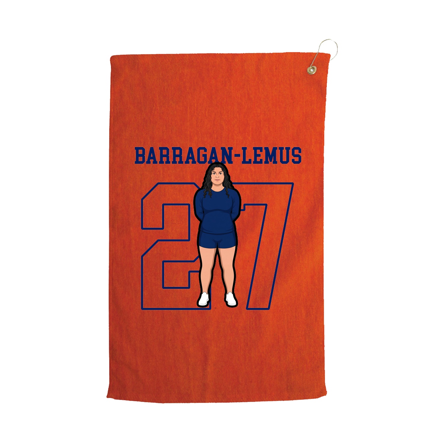 Golf Towel — Shirsey in Orange