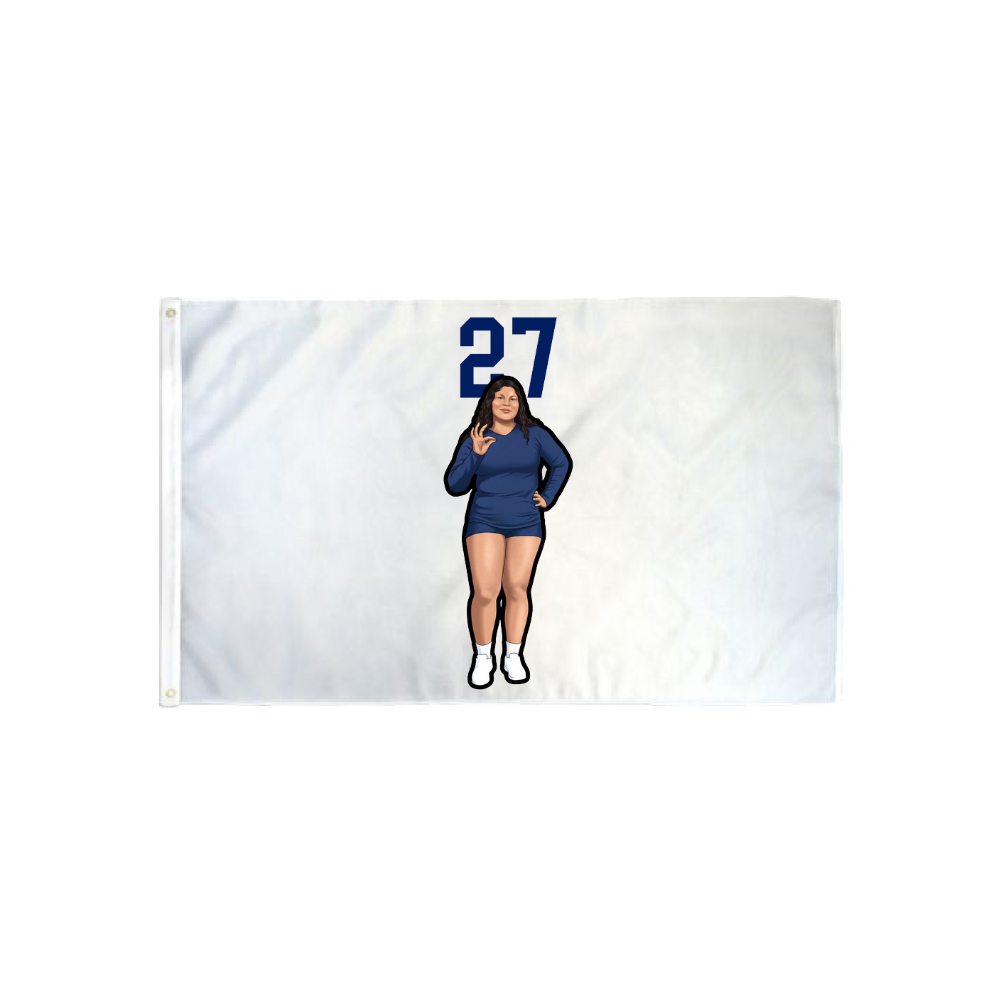 3x5 Flag — Number Top in Classic