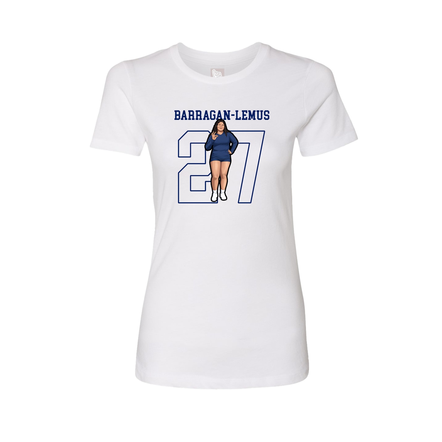 Fitted Women's Tee — Shirsey in White