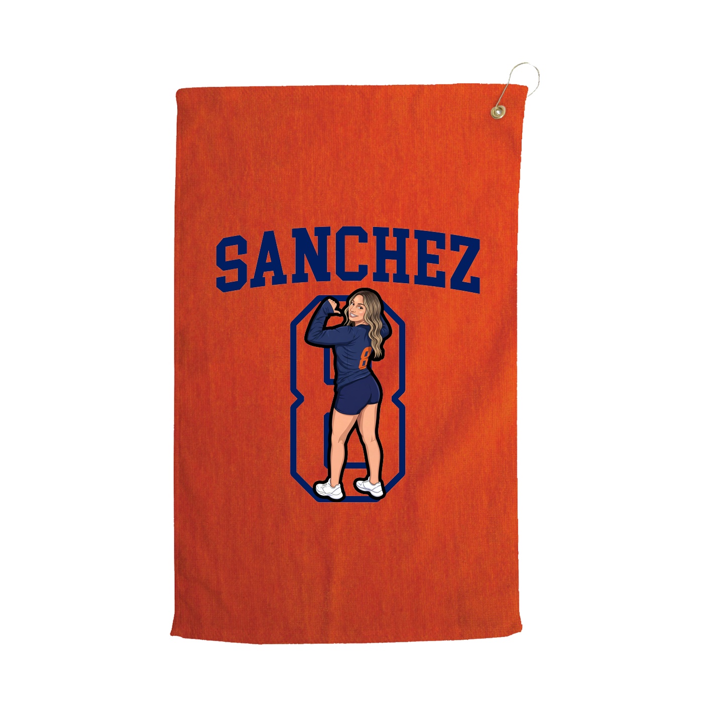 Golf Towel — Shirsey in Orange