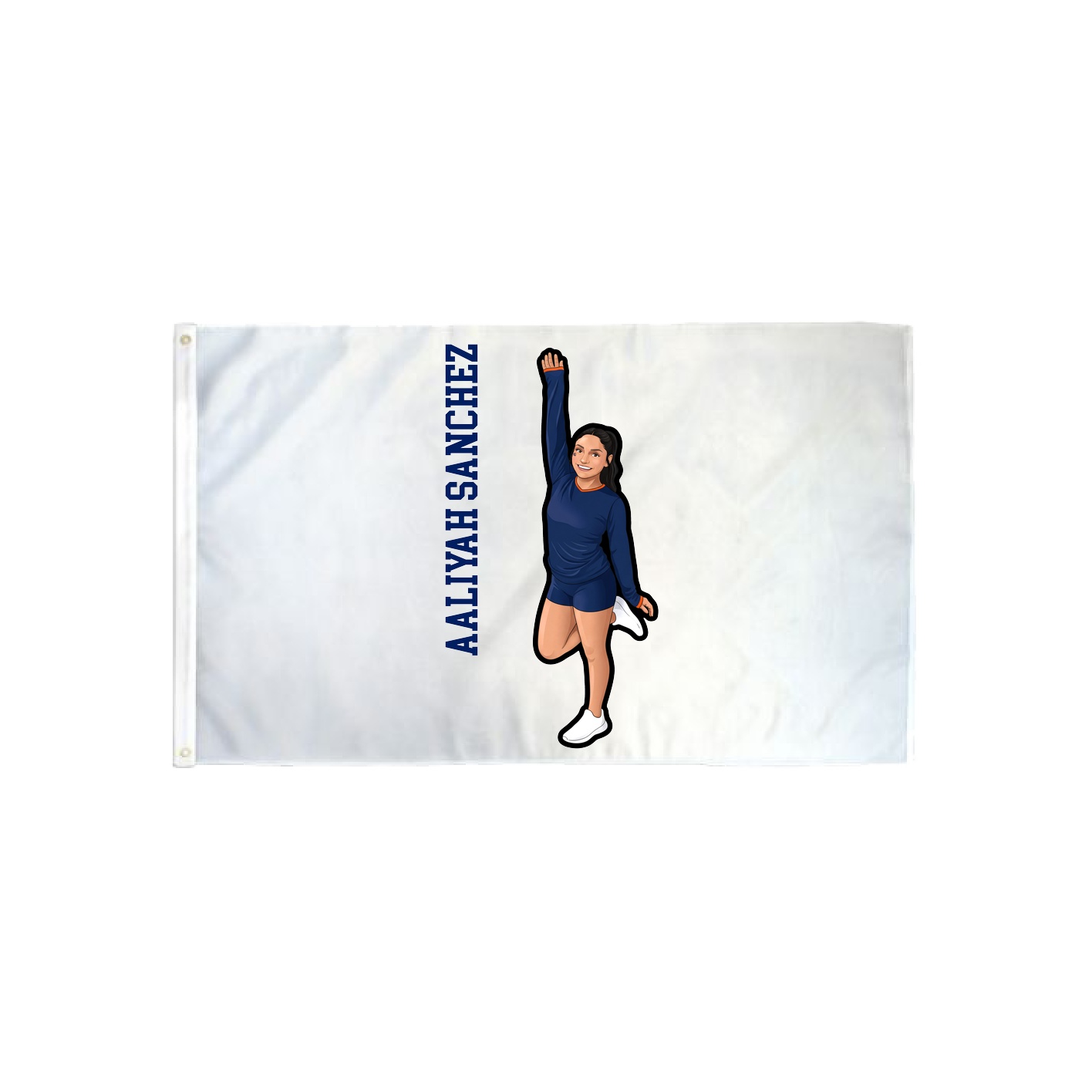 3x5 Flag — Name Vertical in Classic