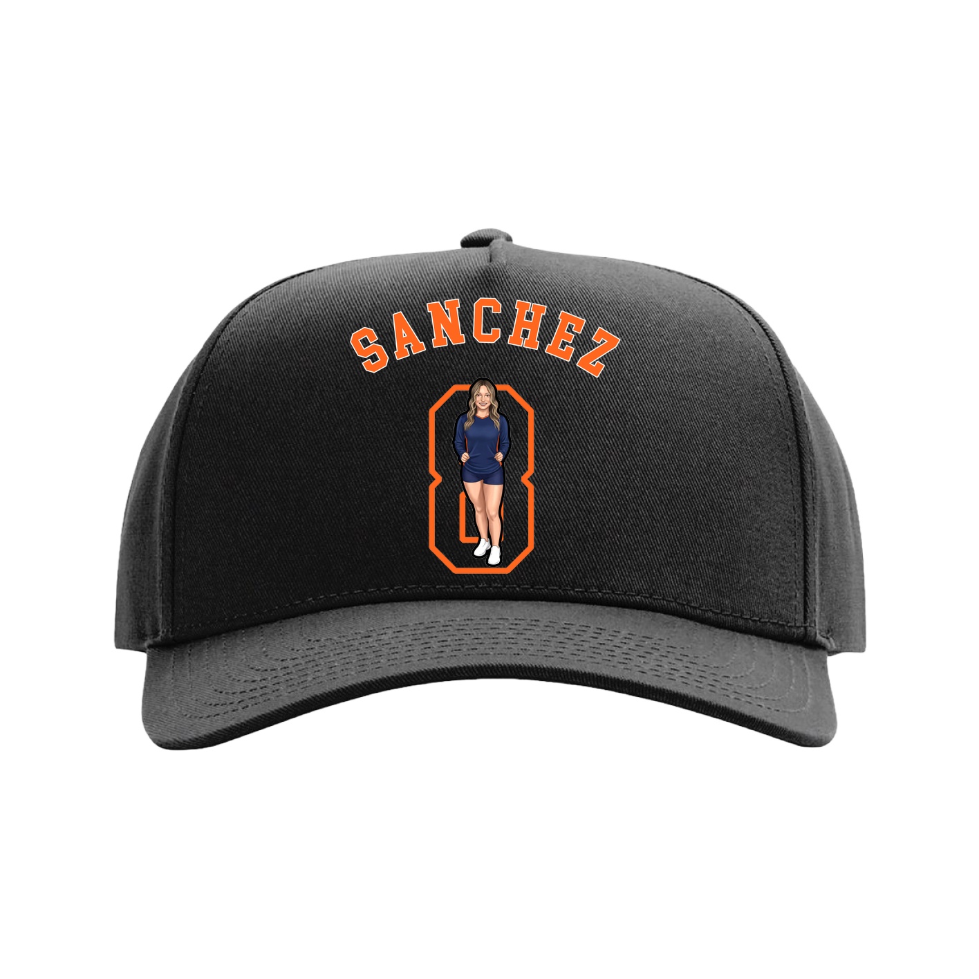 Full Fabric Five-Panel Champ Cap