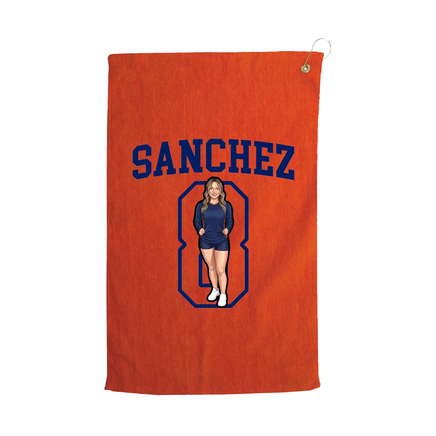 Golf Towel — Shirsey in Orange