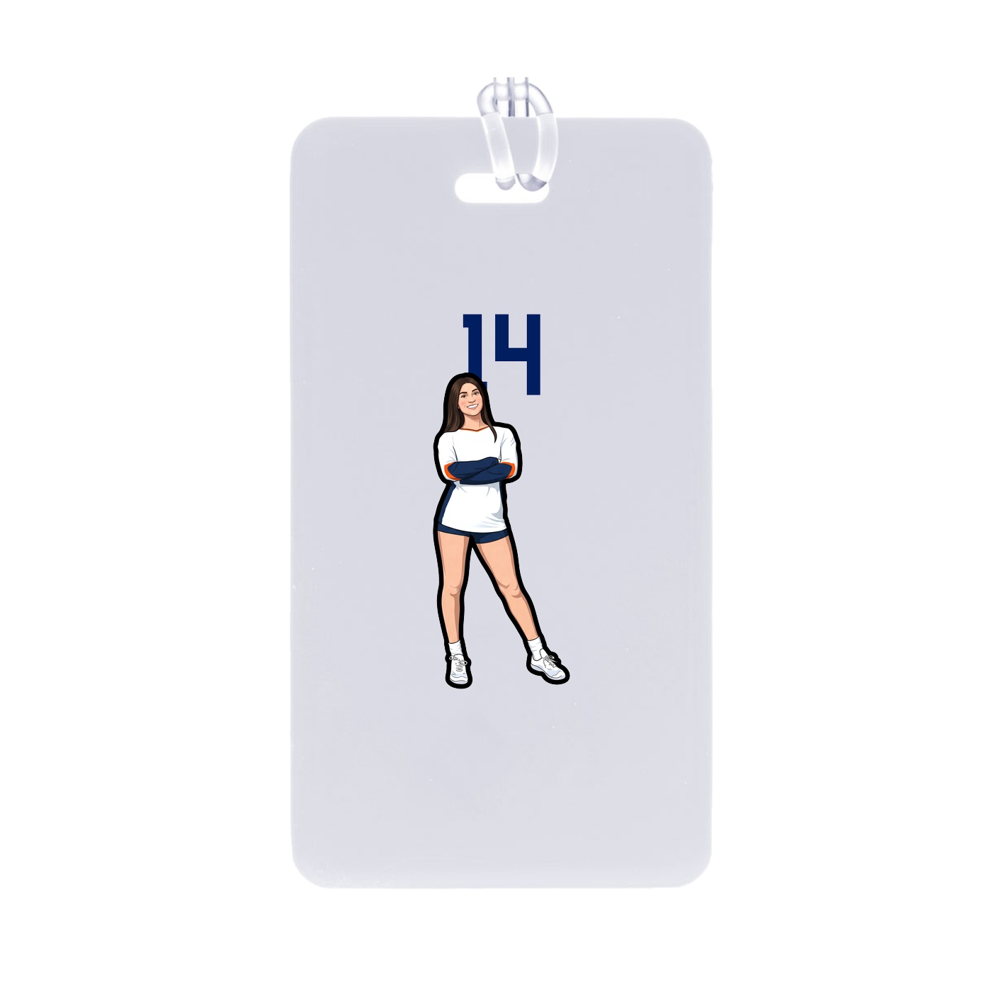 Bag Tag — Number Top in Classic