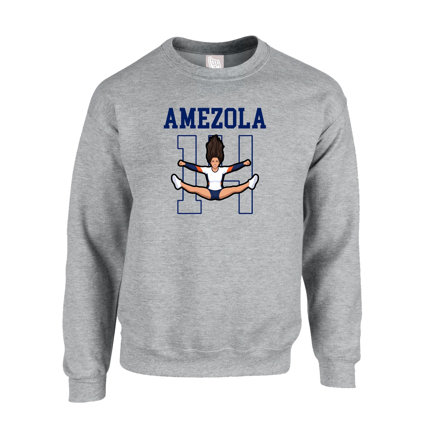 Fleece Crew — Shirsey in Grey