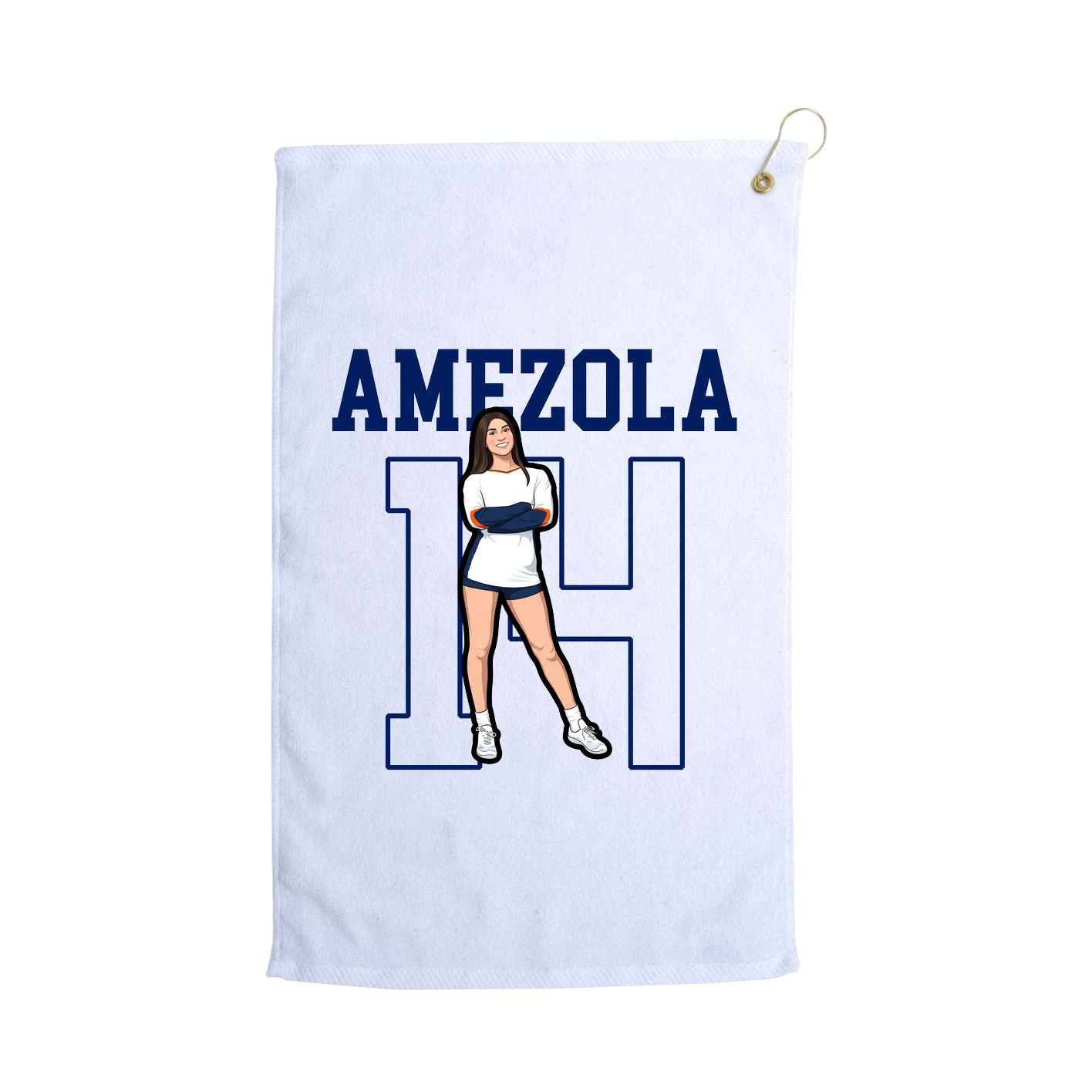 Golf Towel — Shirsey in White
