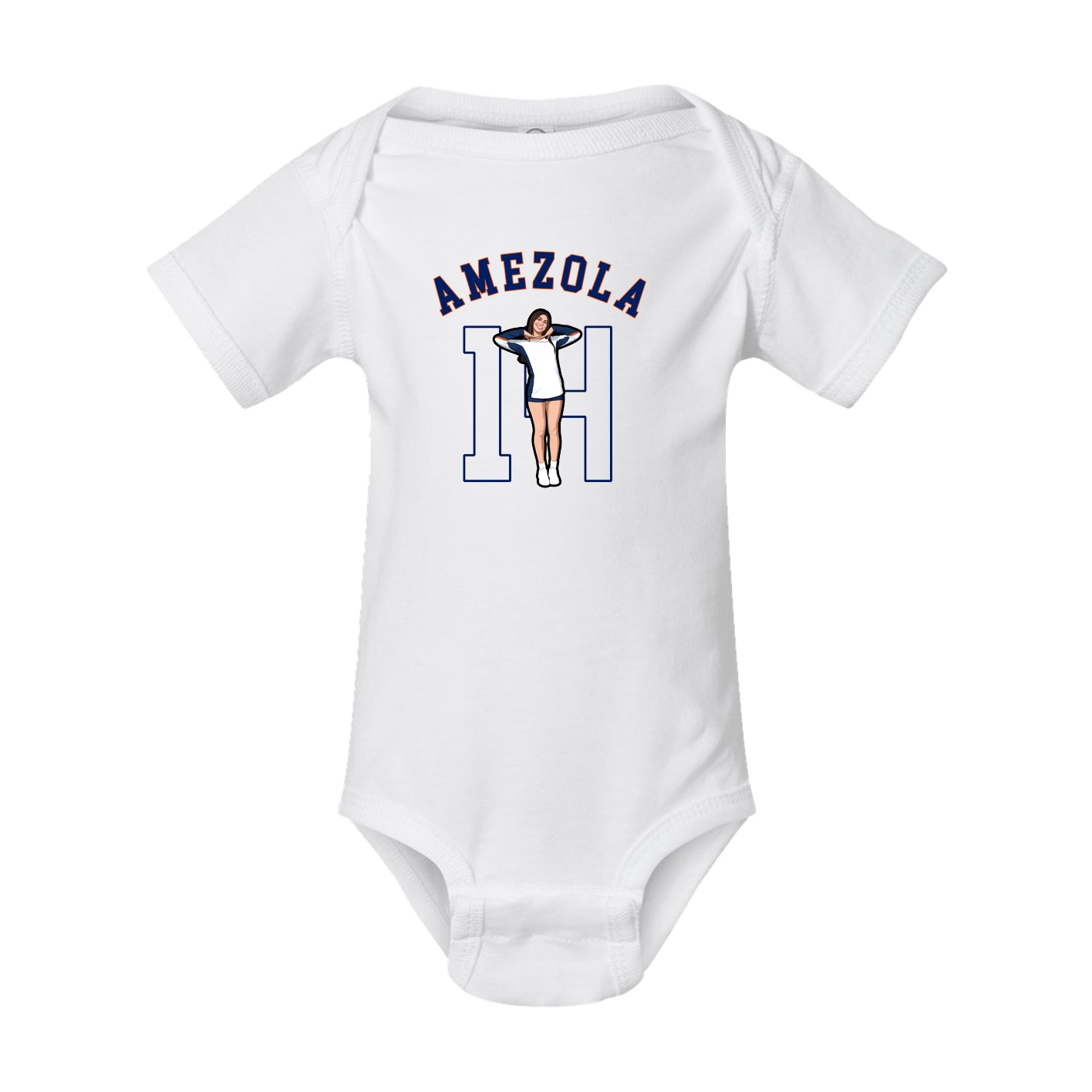 Baby Onesie — Shirsey Arch in White